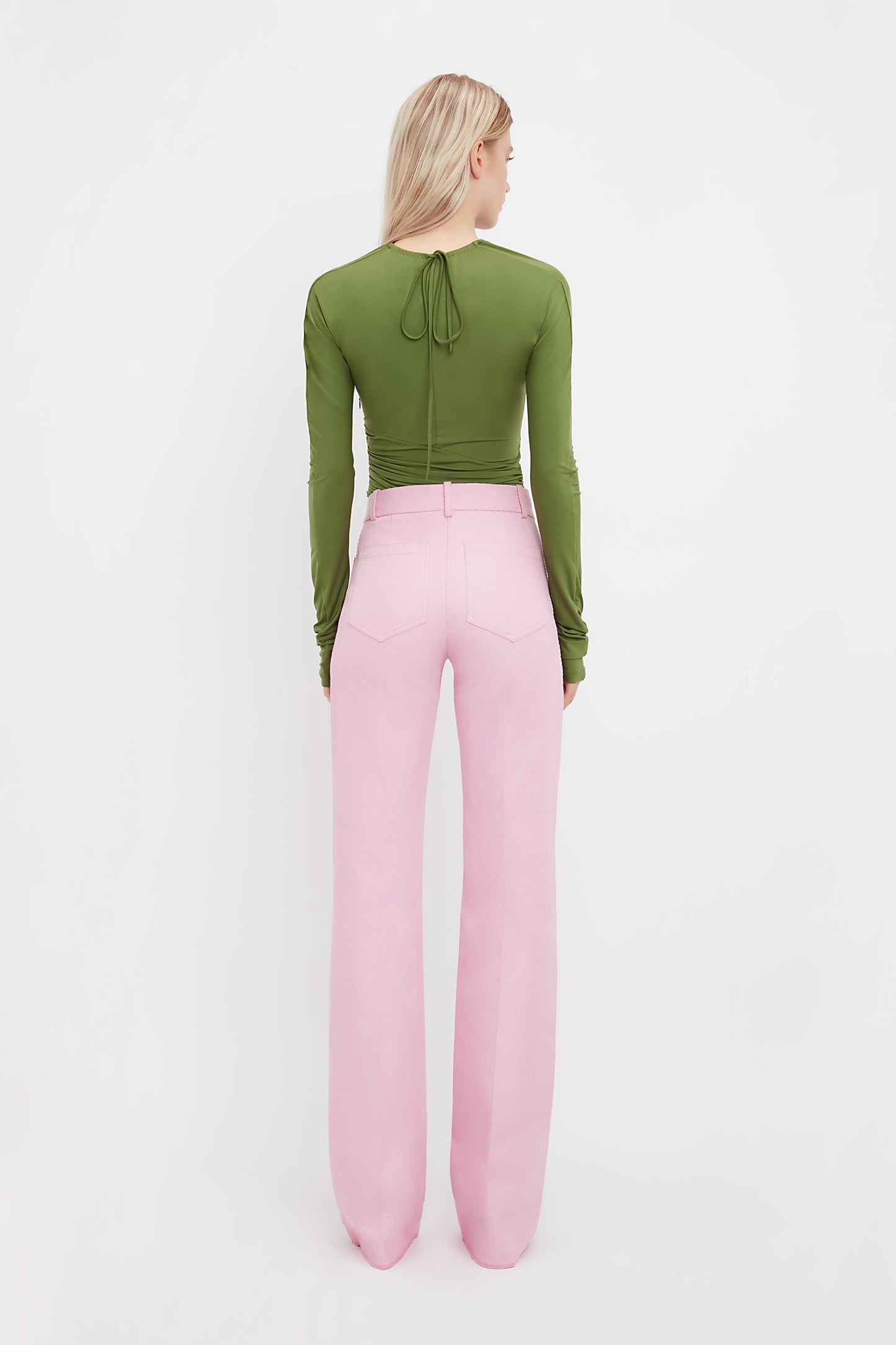Alina Tailored Trouser In Bubblegum