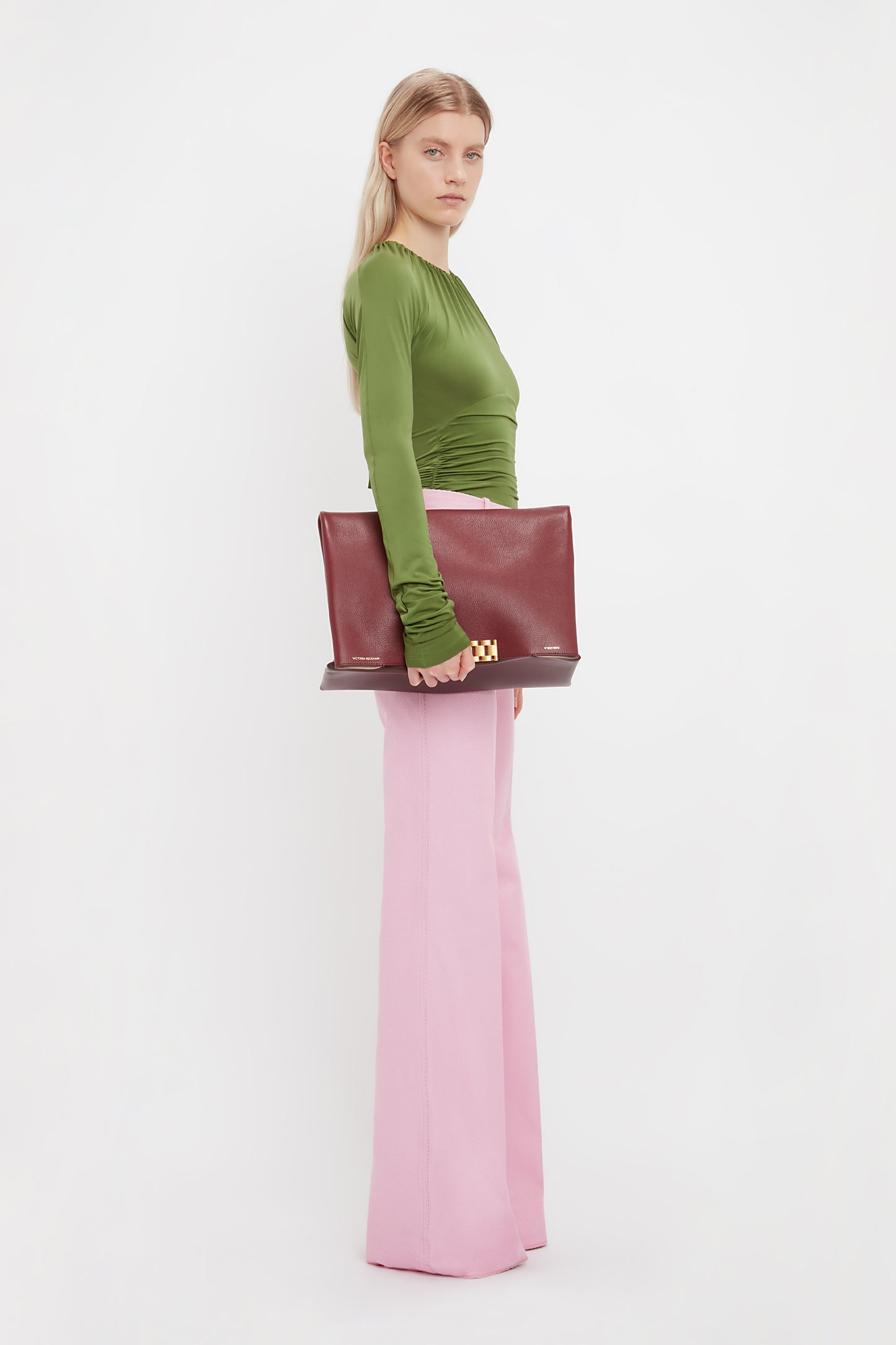 Alina Tailored Trouser In Bubblegum