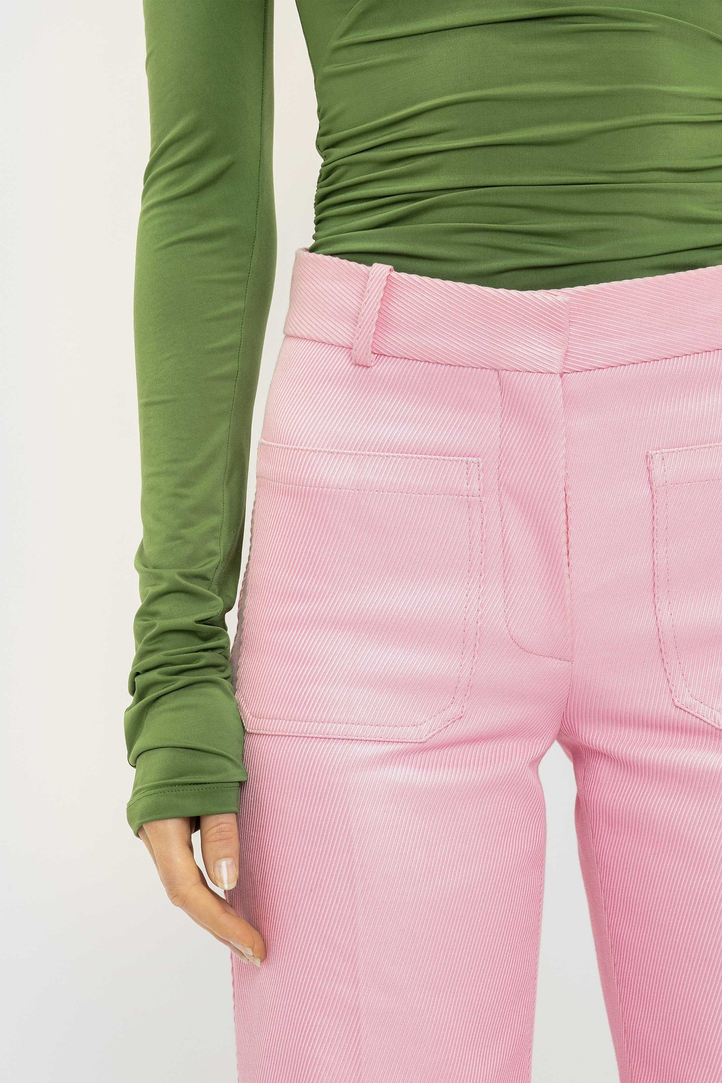 Alina Tailored Trouser In Bubblegum