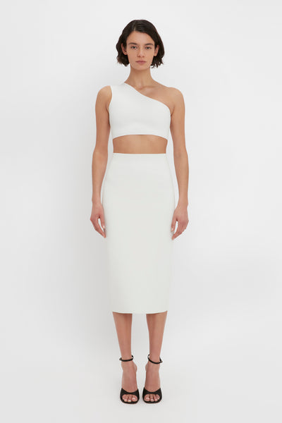 Victoria beckham midi shop skirt