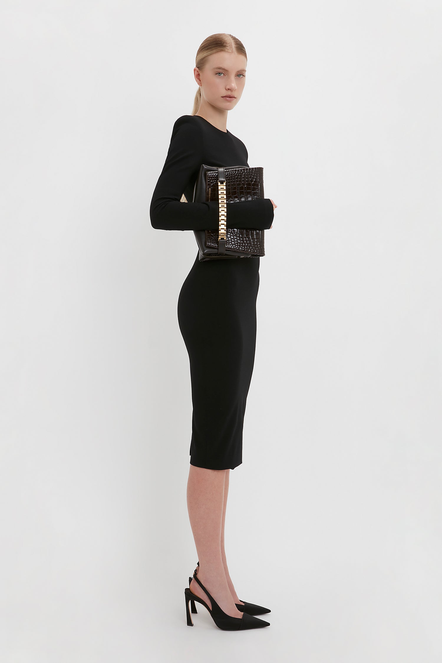 Fitted long sleeve t shirt dress 2025