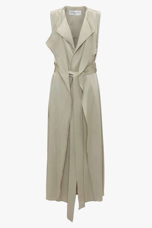 Trench Dress In Sage