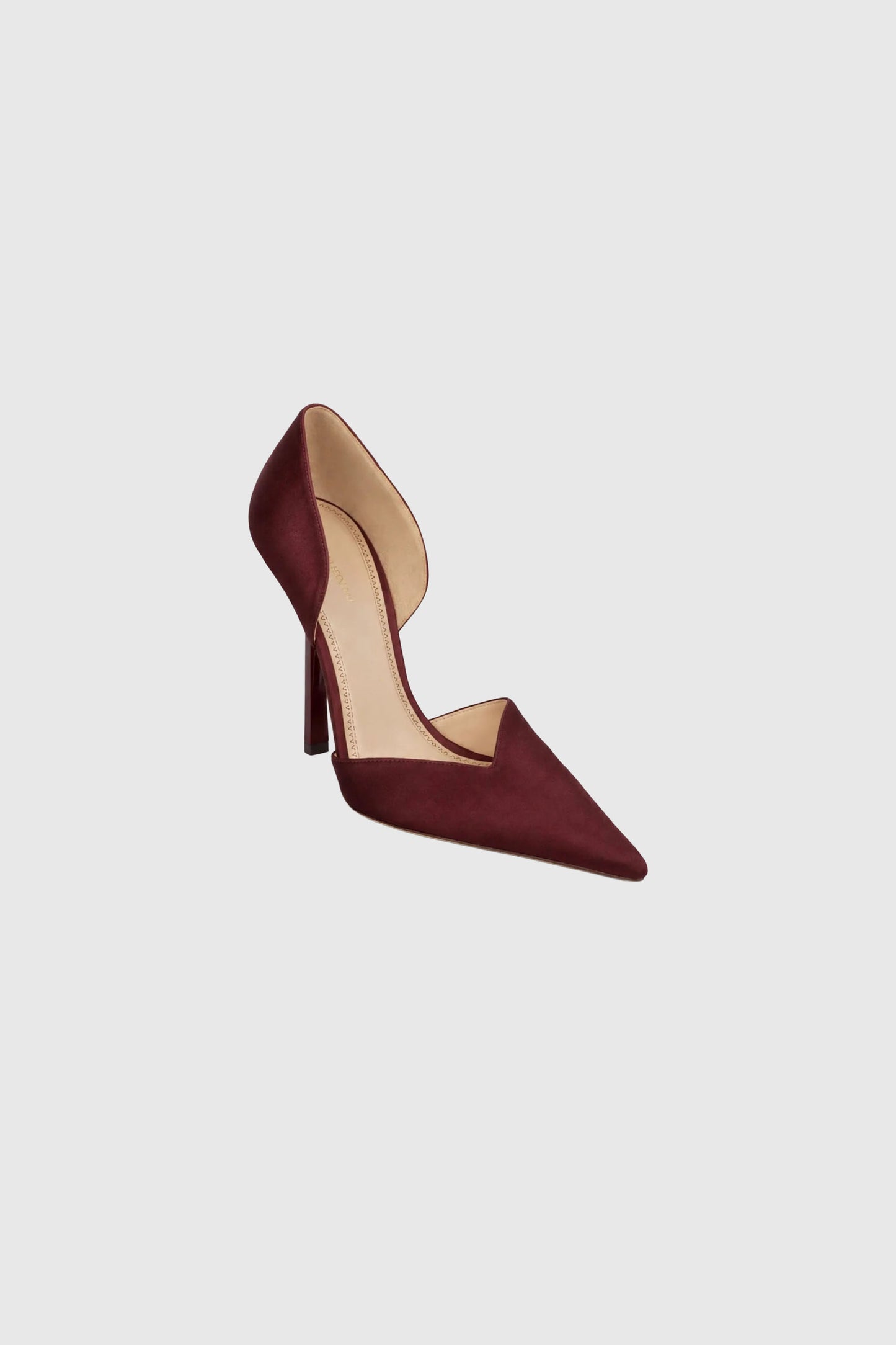Victoria Angle D'Orsay Pump 115 Satin