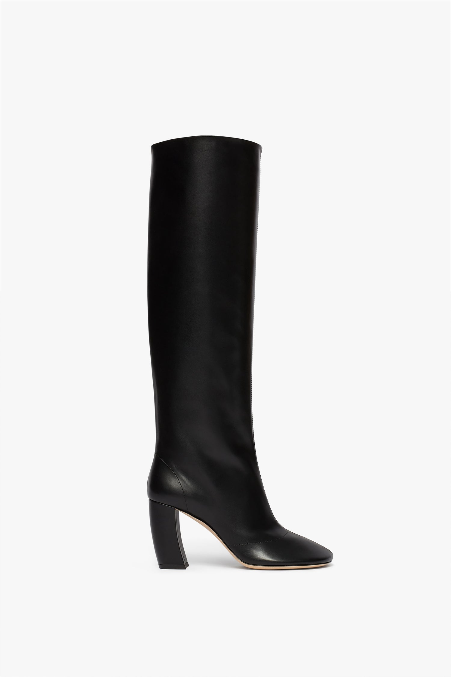 Plain knee high boots shop