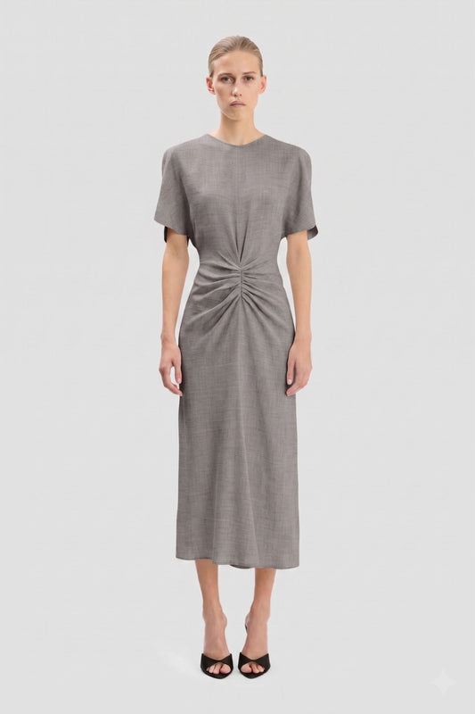 Bela Midi Dress In Ore