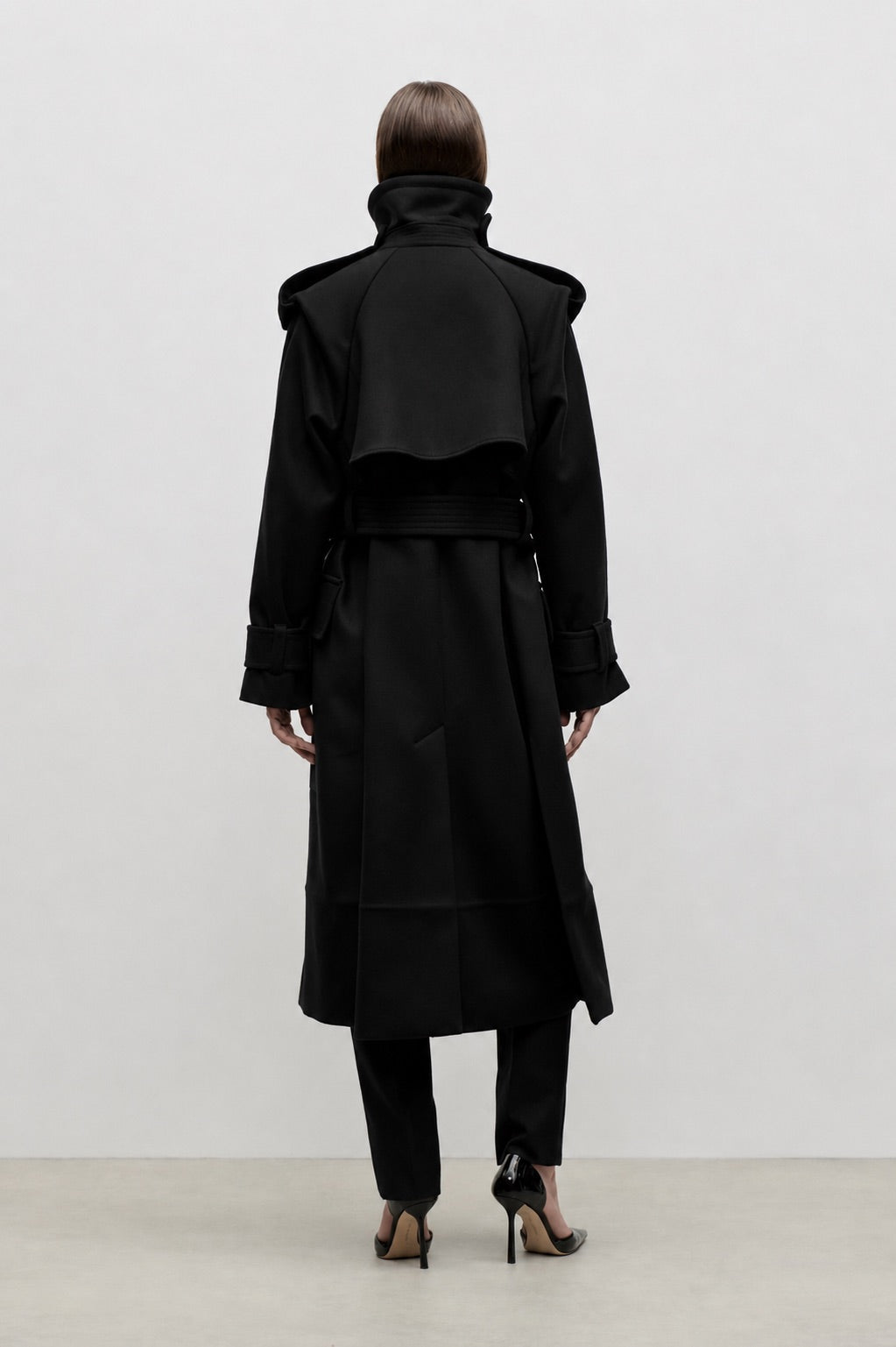 Philippa Trench Coat In Black