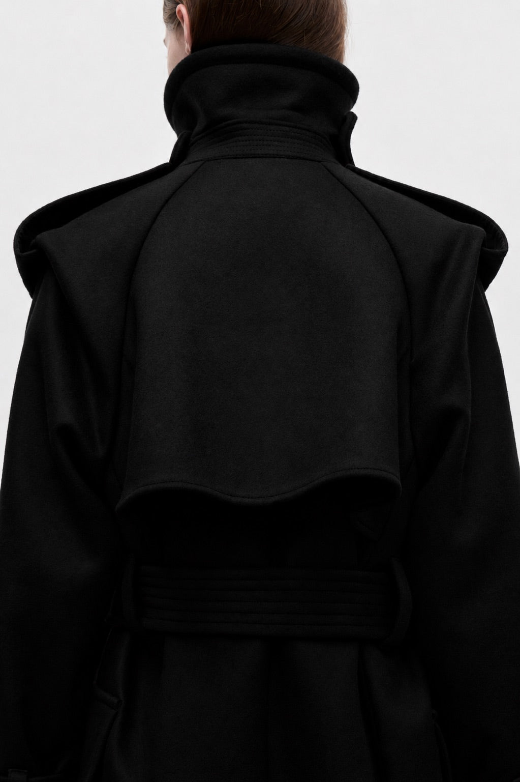 Philippa Trench Coat In Black