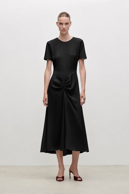 Blaire Midi Dress In Black