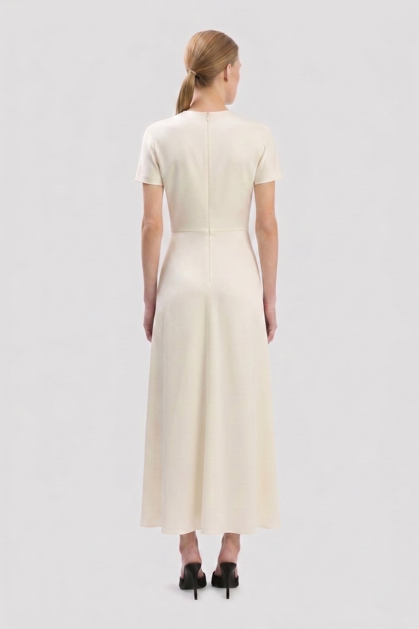 Blaire Midi Dress In Ivory