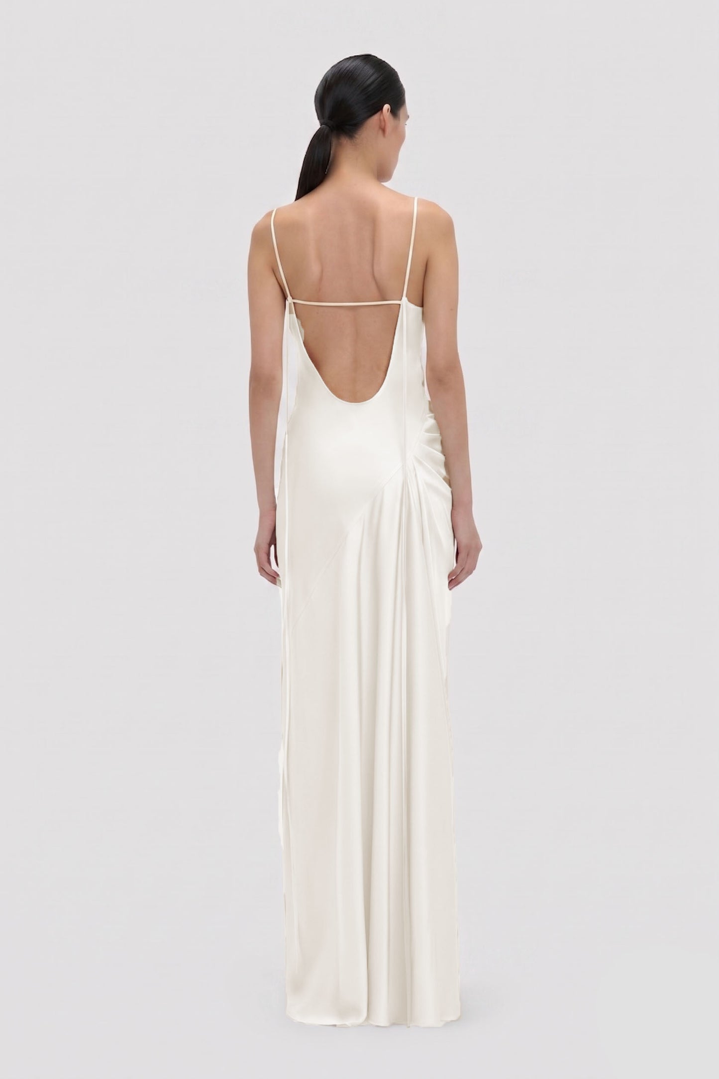 Cami Floor-Length Dress In Ivory