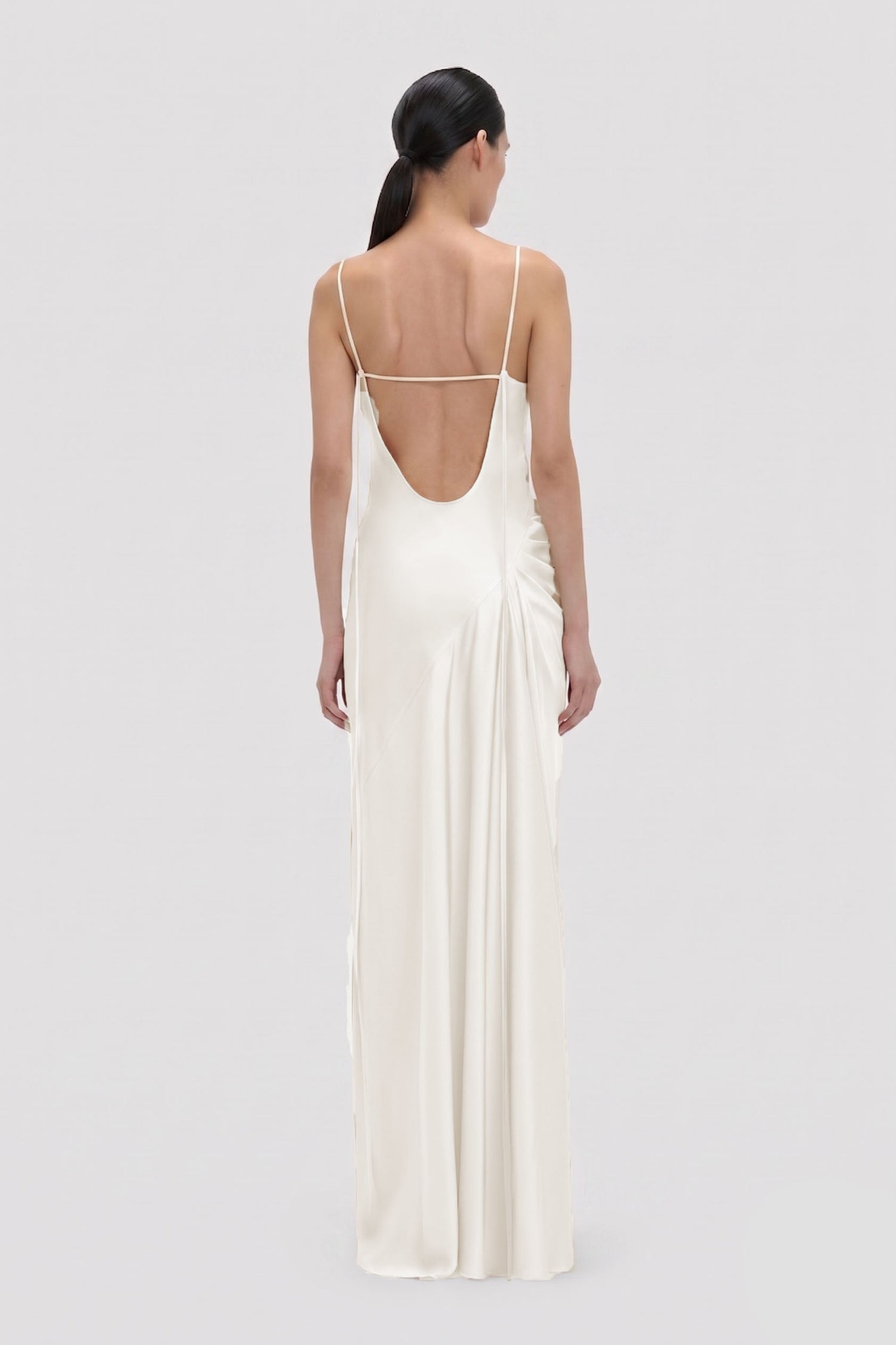 Cami Floor-Length Dress In Ivory Victoria Beckham Cami Floor-Length Dress In Ivory Victoria Beckham