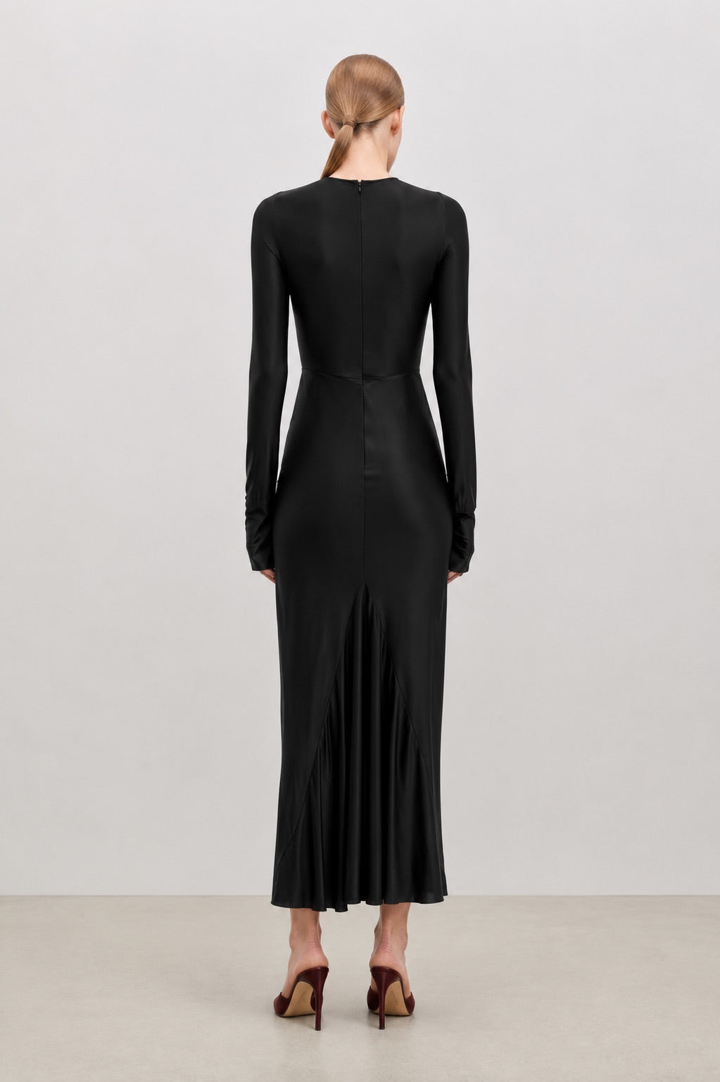 Frances Midi Dress In Black