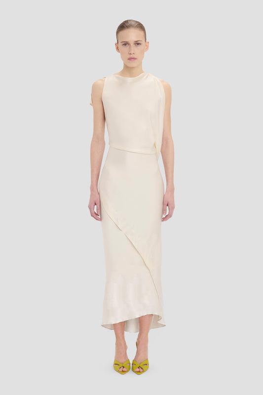 Kyra Midi Dress In Elderflower