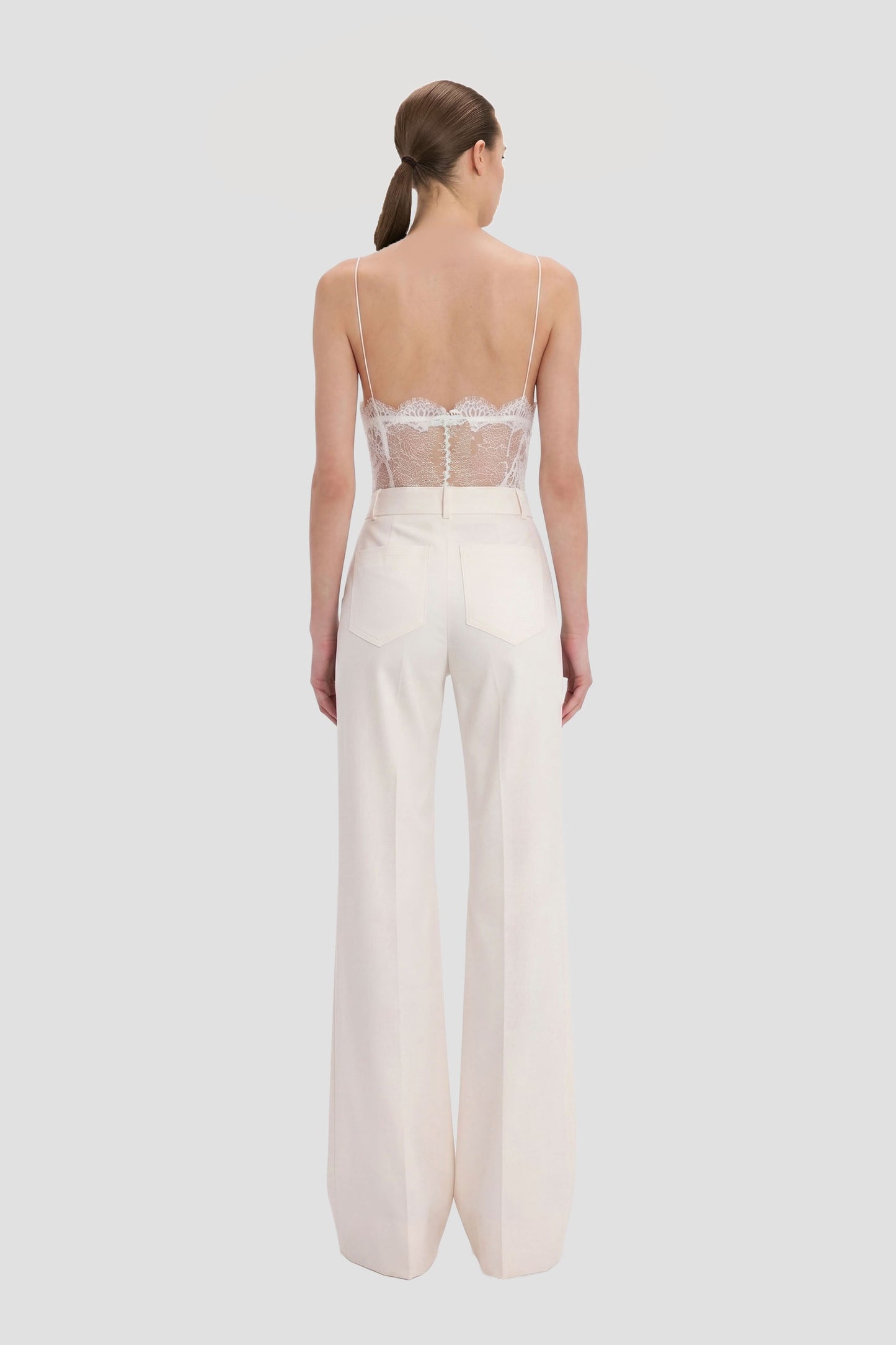 Lace Bodysuit In Ivory