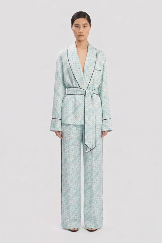 Cecilia Trouser In Portofino Print