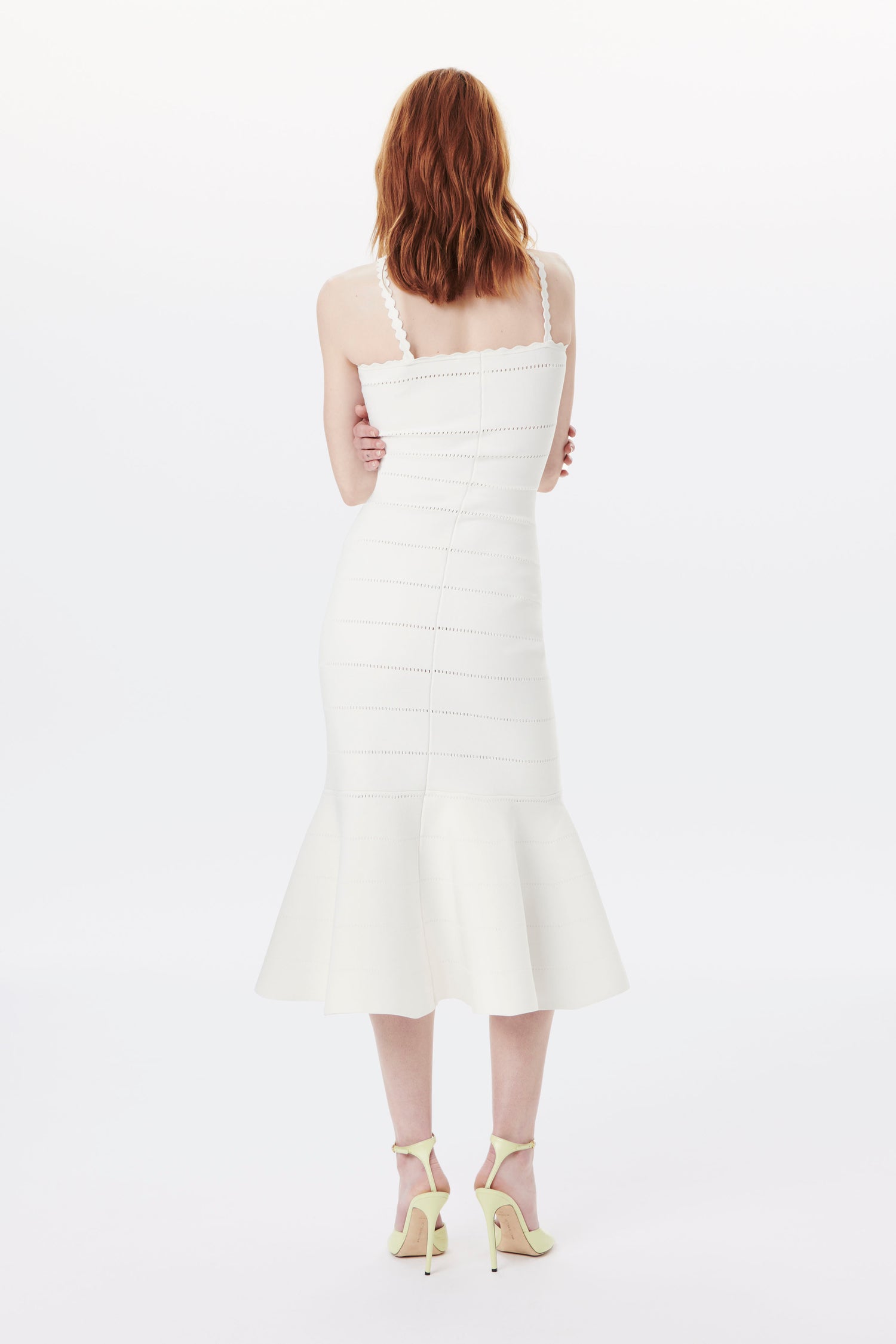White midi deals dress uk