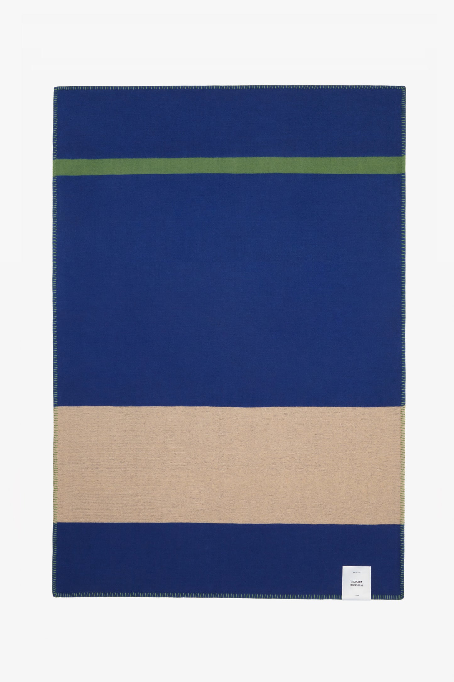Posh Blanket In Navy & Cream