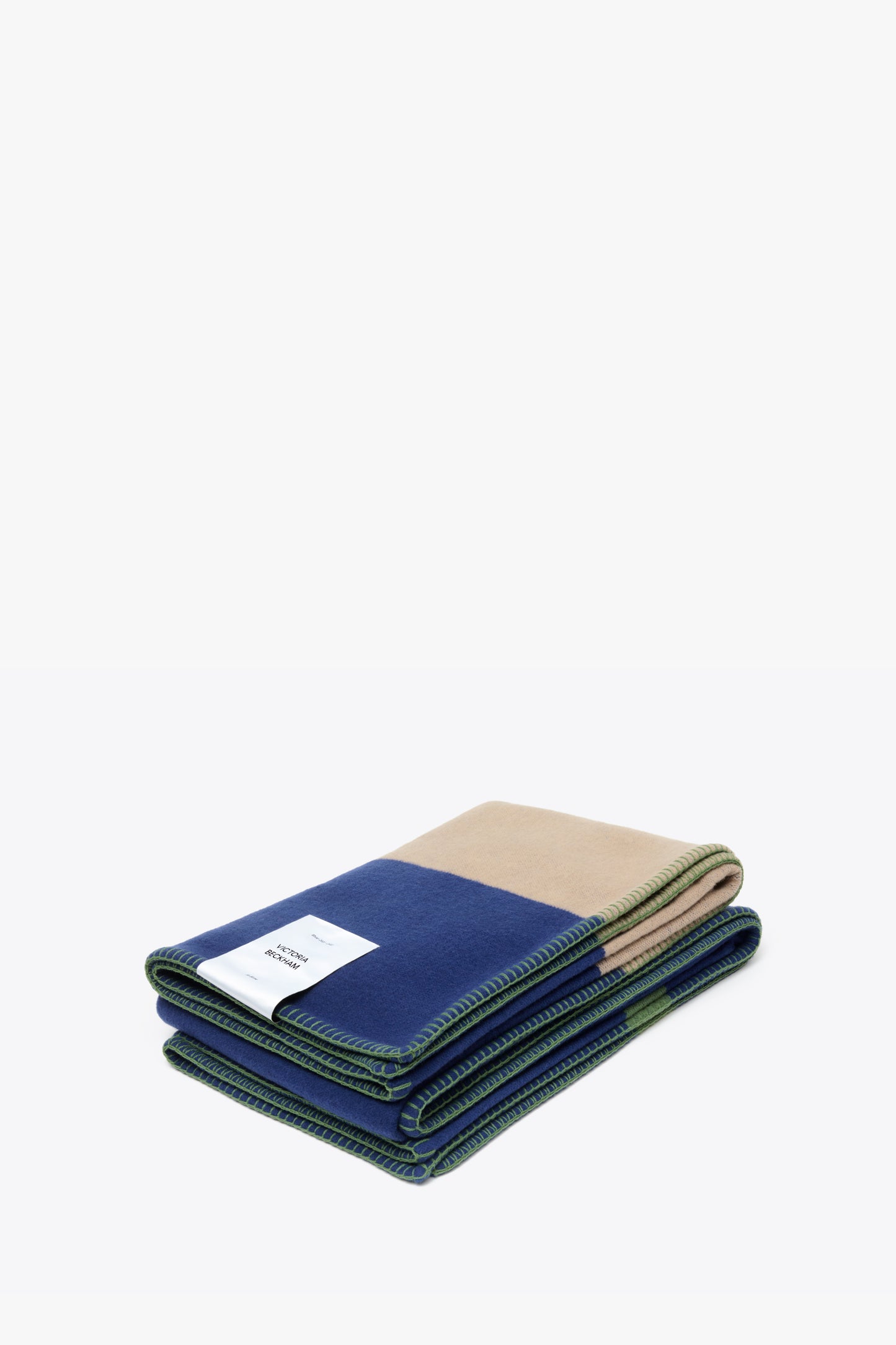 Posh Blanket In Navy & Cream