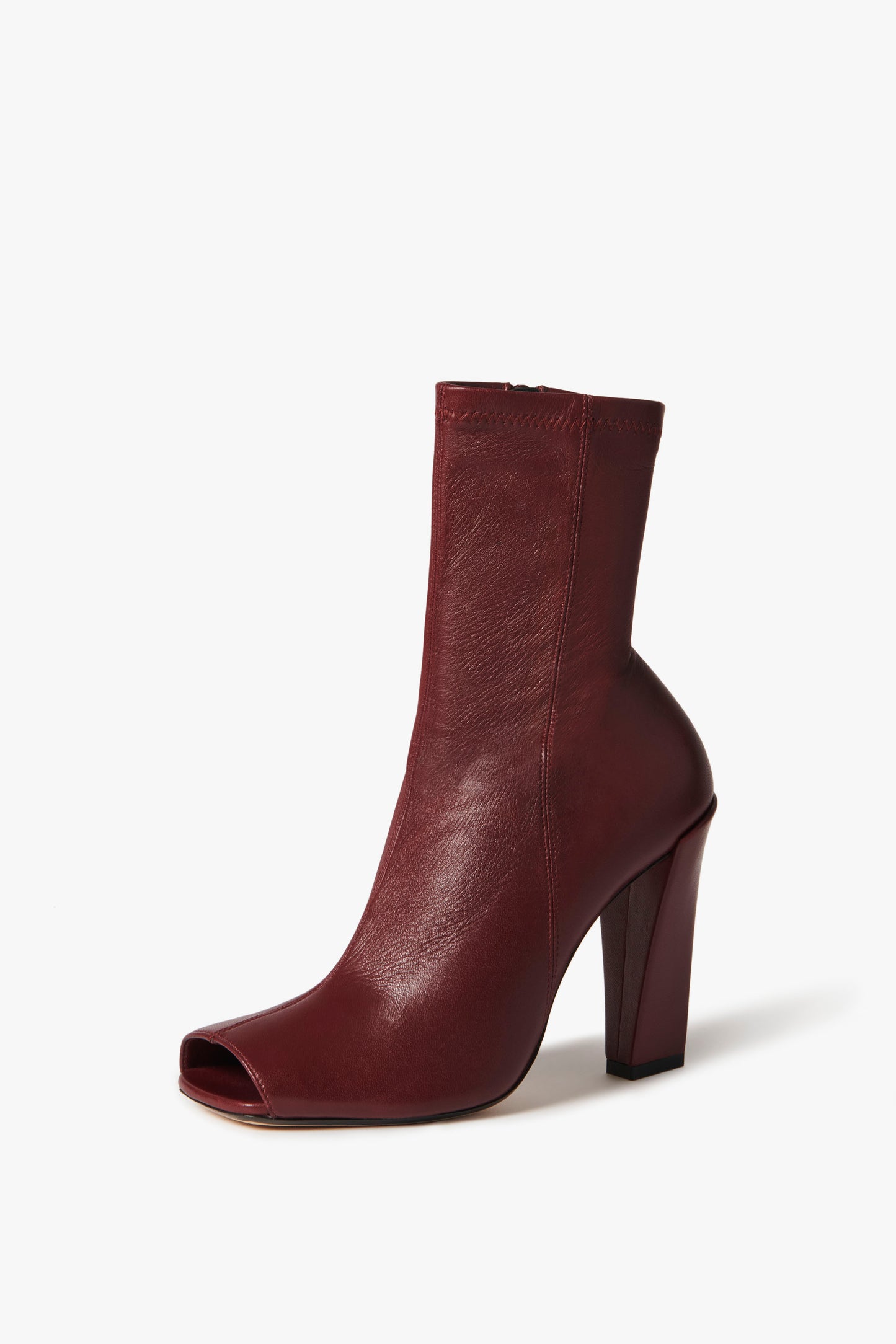 Iona Boots In Dark Red Victoria Beckham UK
