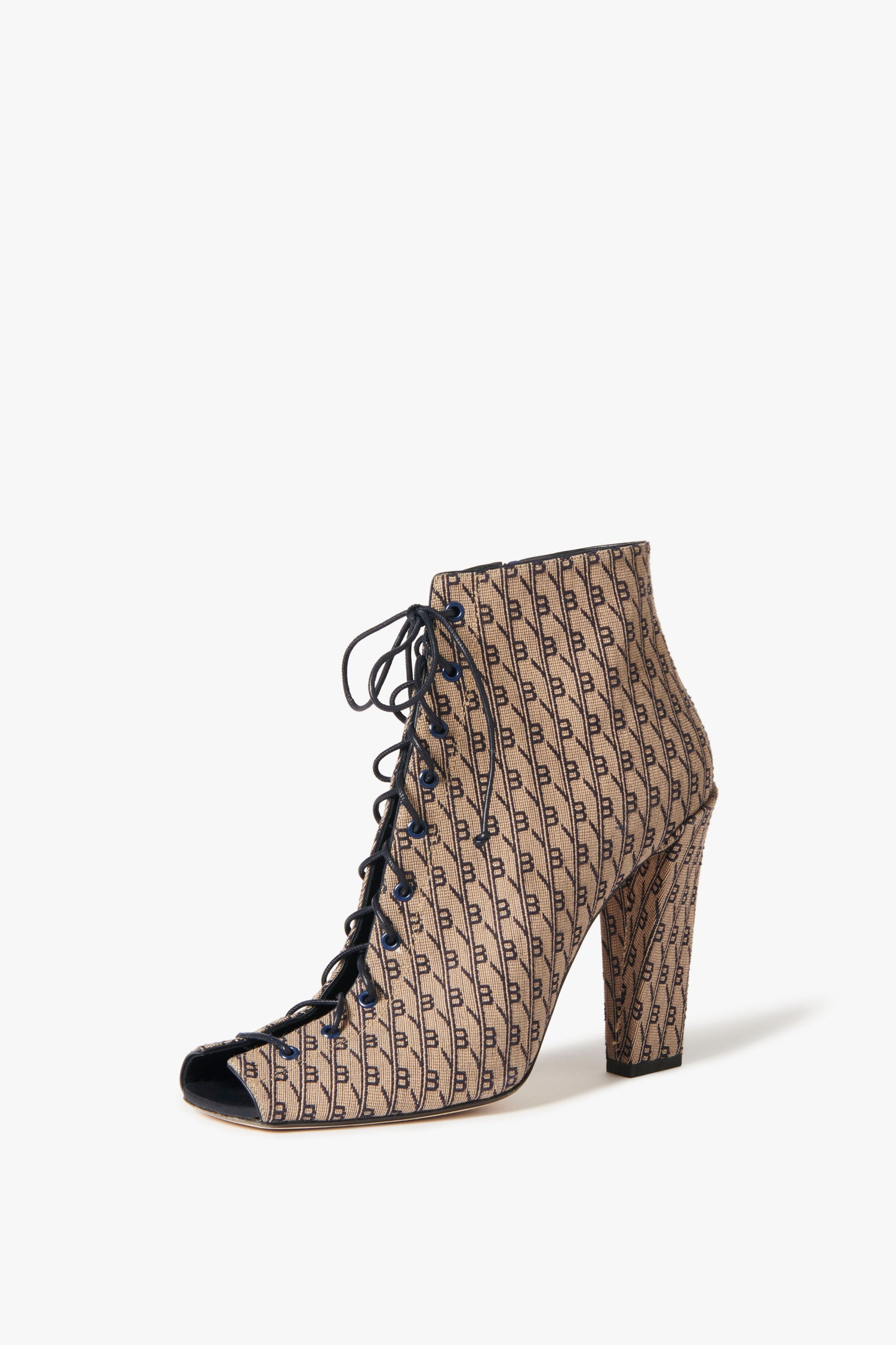 Reese Boots In House Monogram Jacquard Victoria Beckham UK