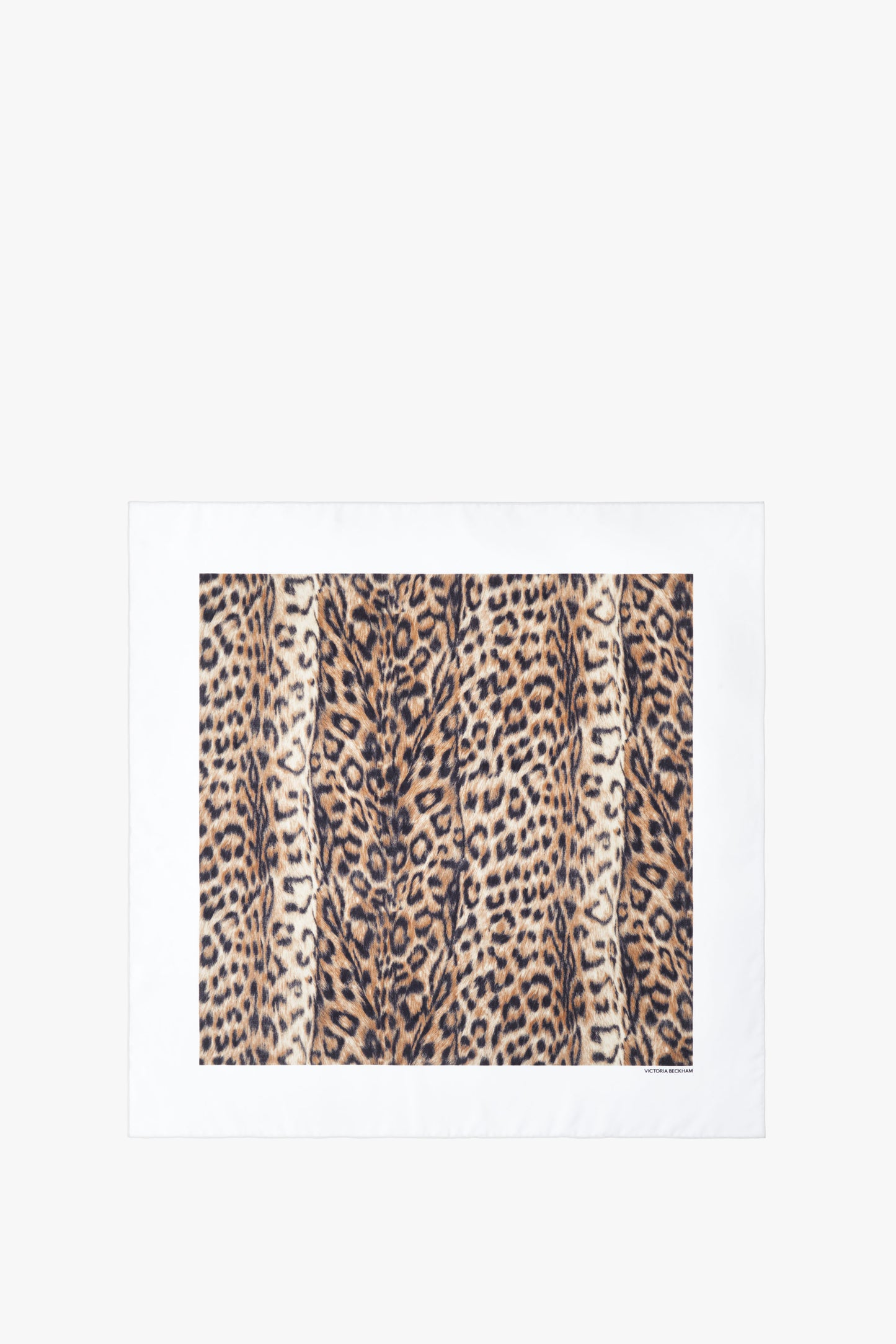 Silk Foulard In Leopard Print