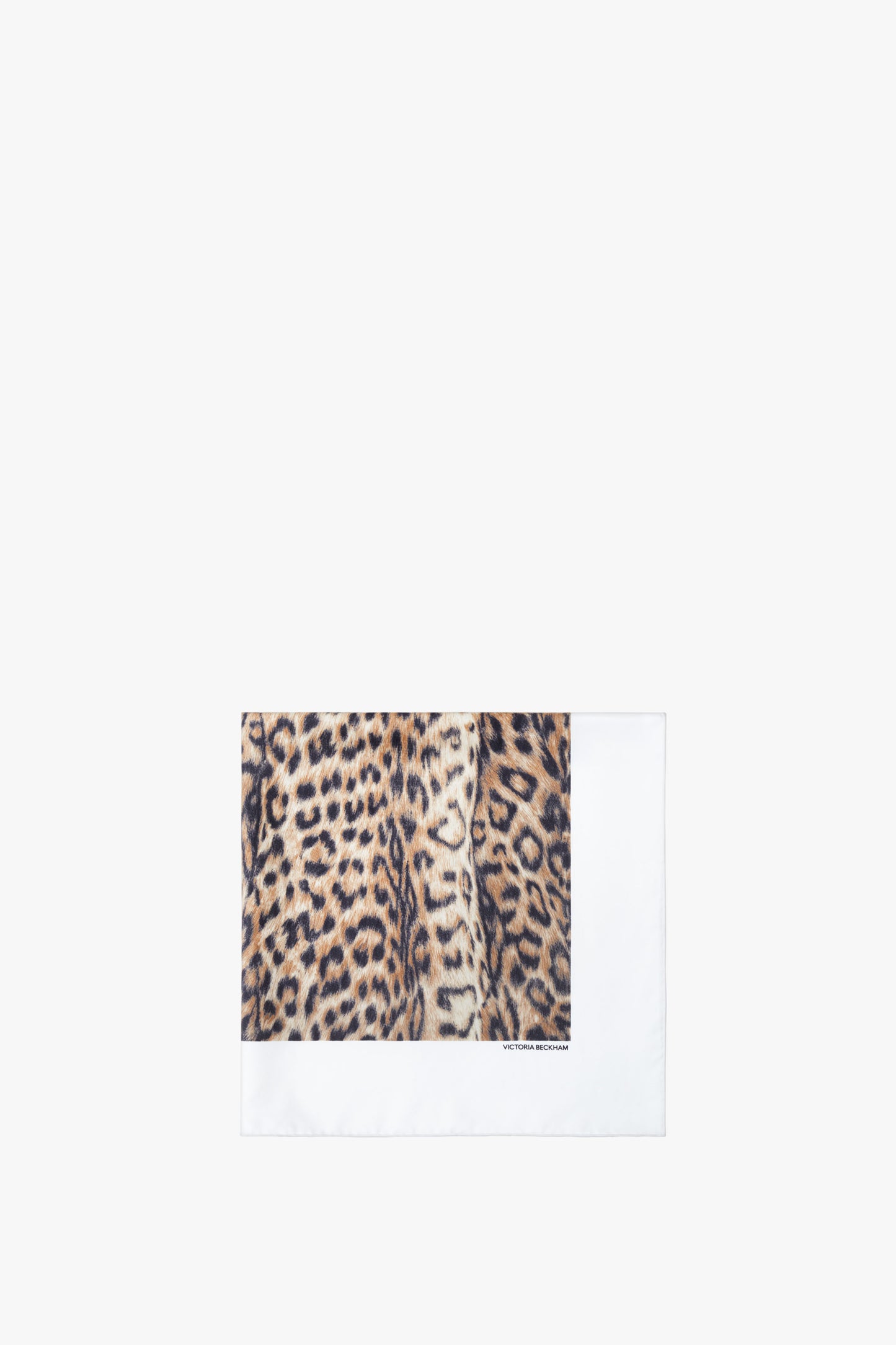 Silk Foulard In Leopard Print