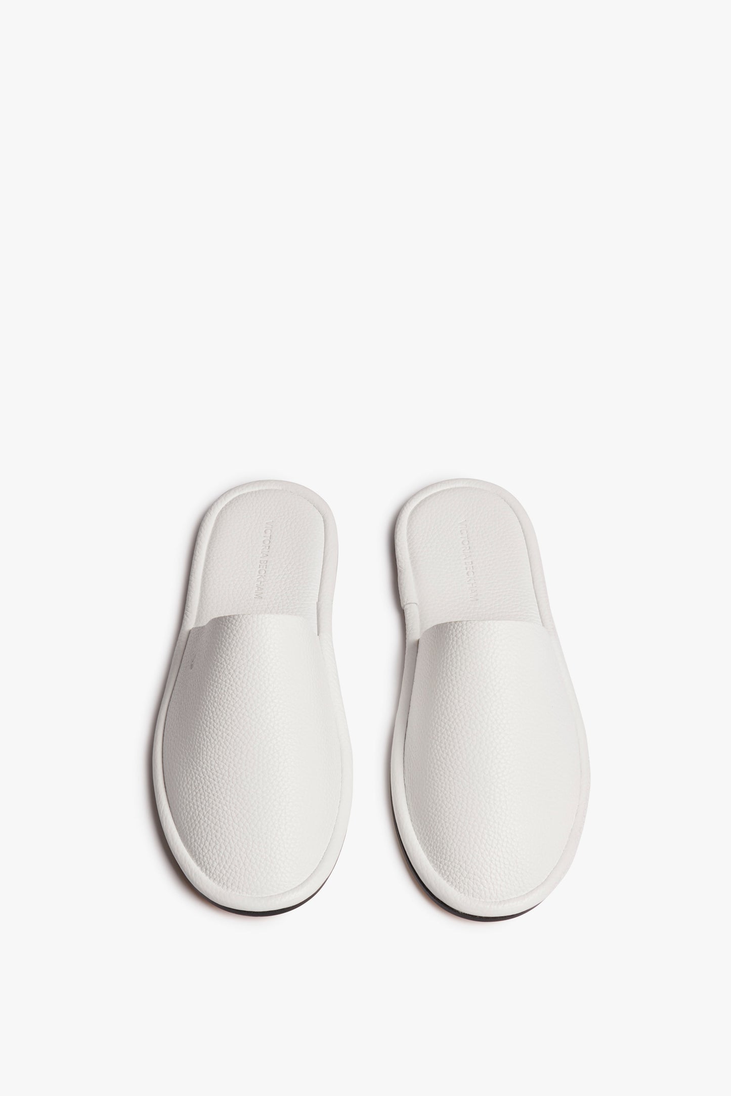 Amelia Leather Mule in White