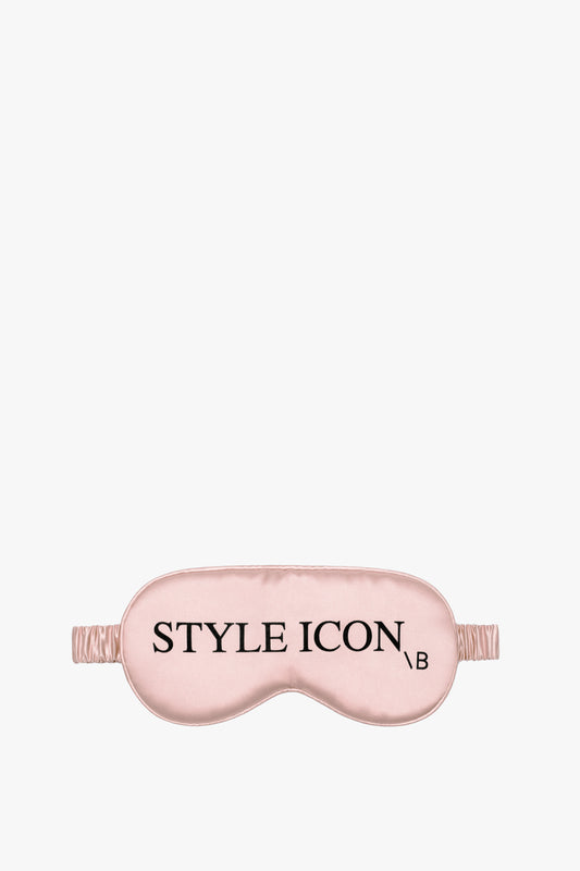 Silk Style Icon Sleeping Mask in Pink