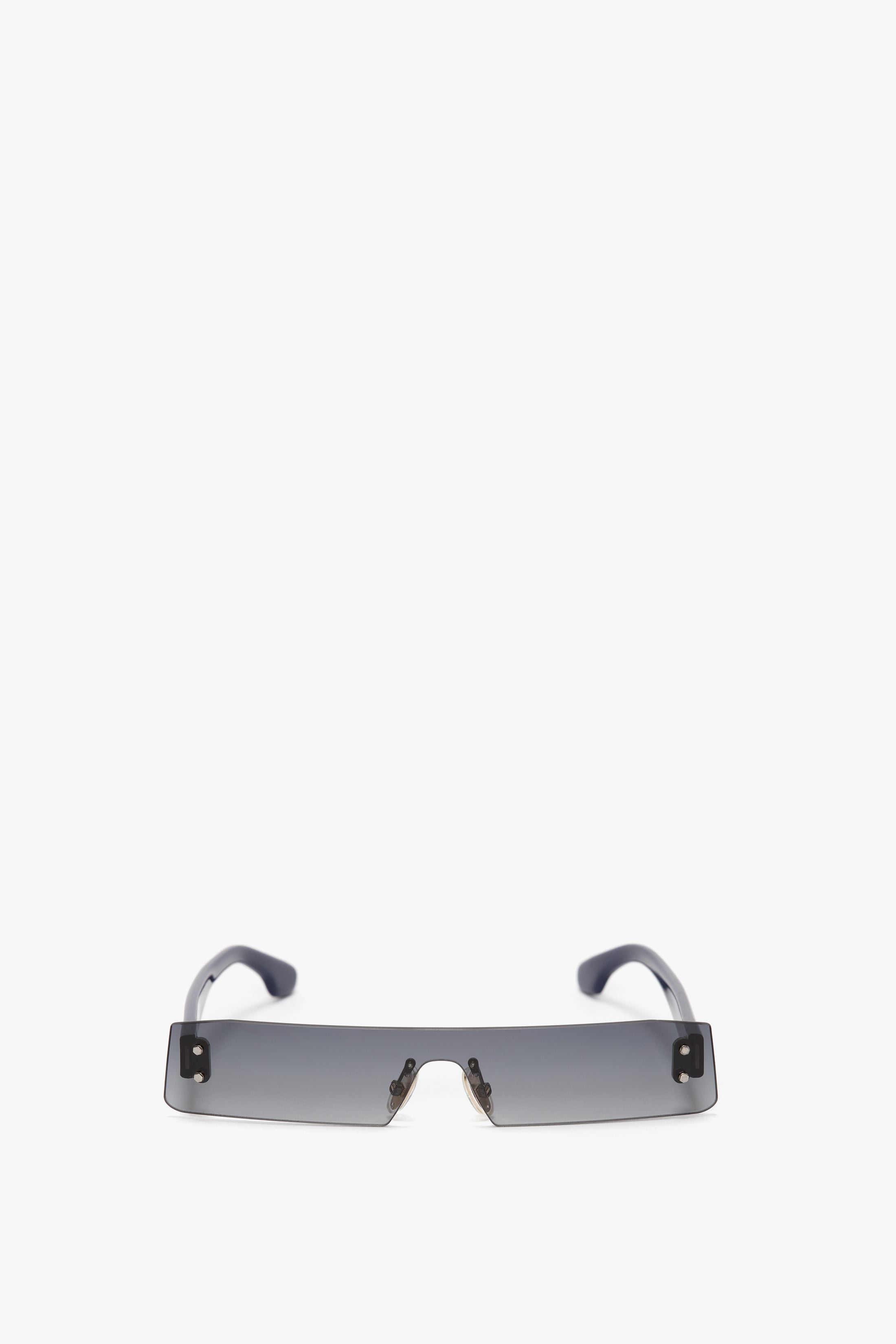 Mini Visor Sunglasses In Black-Green – Victoria Beckham UK