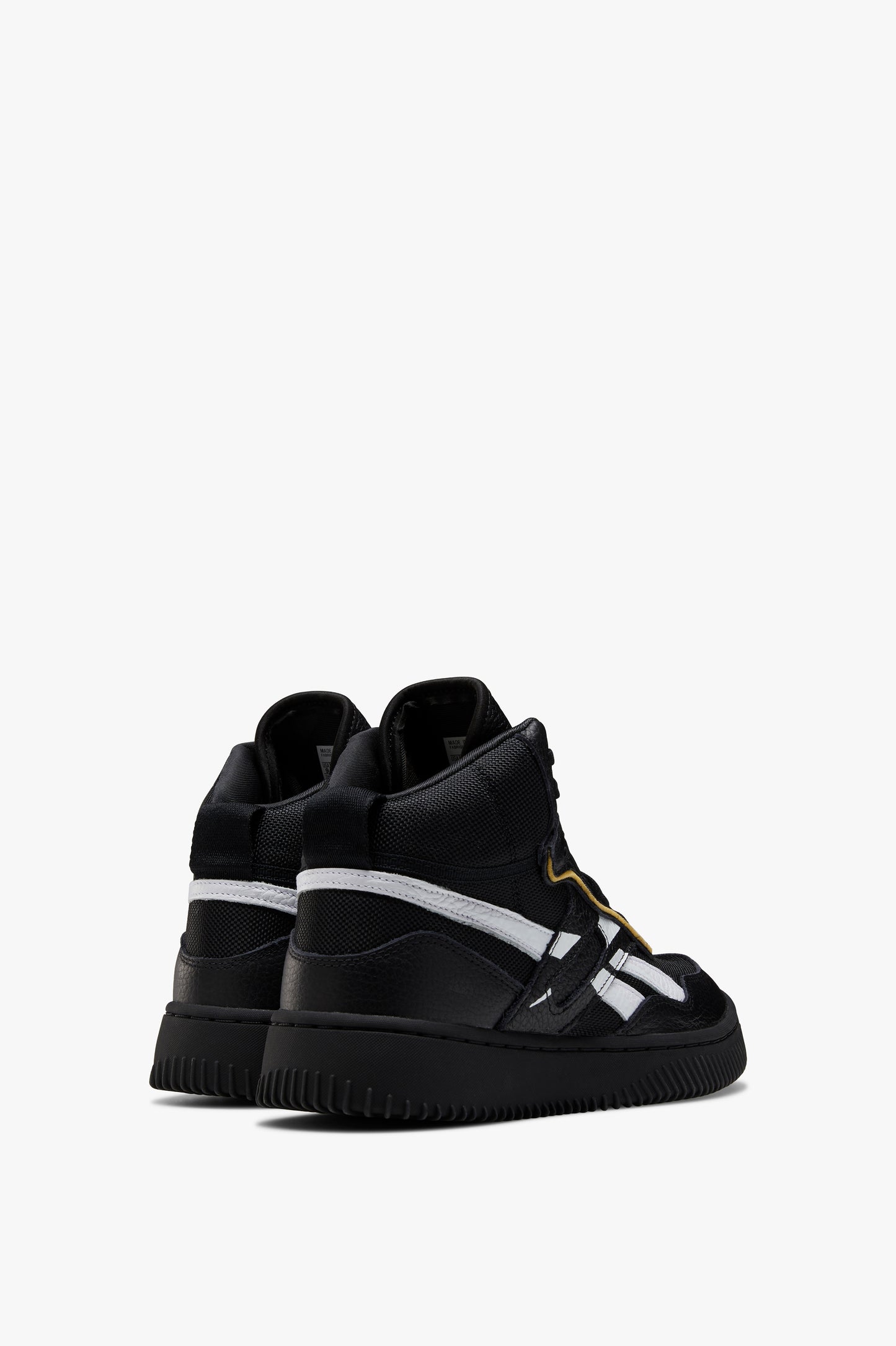 Reebok x VB Dual Court Mid Sneaker in Black White