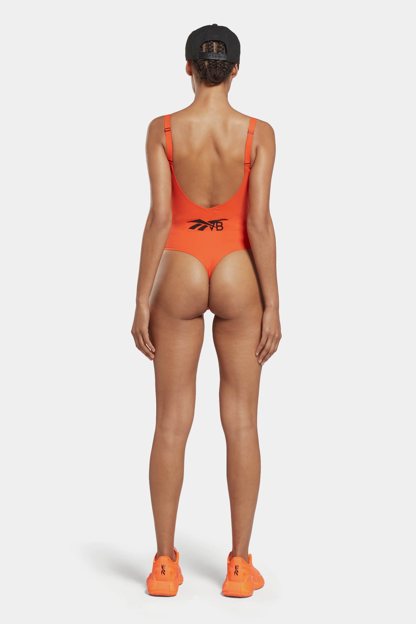 Reebok X VB Bodysuit in Bright Orange