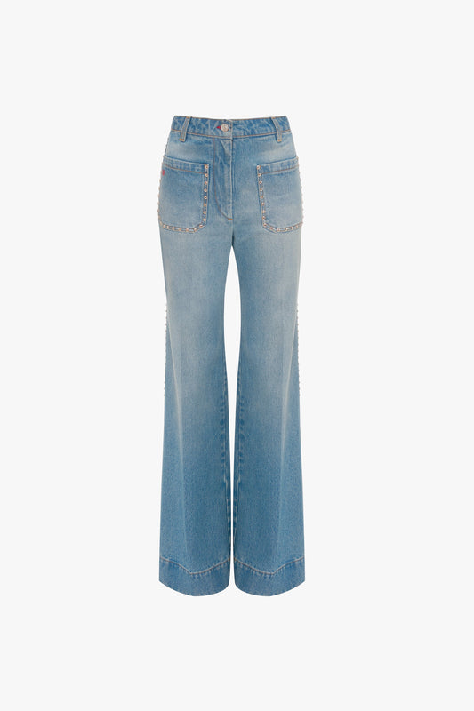 Alina High Waisted Jean In Vintage Wash