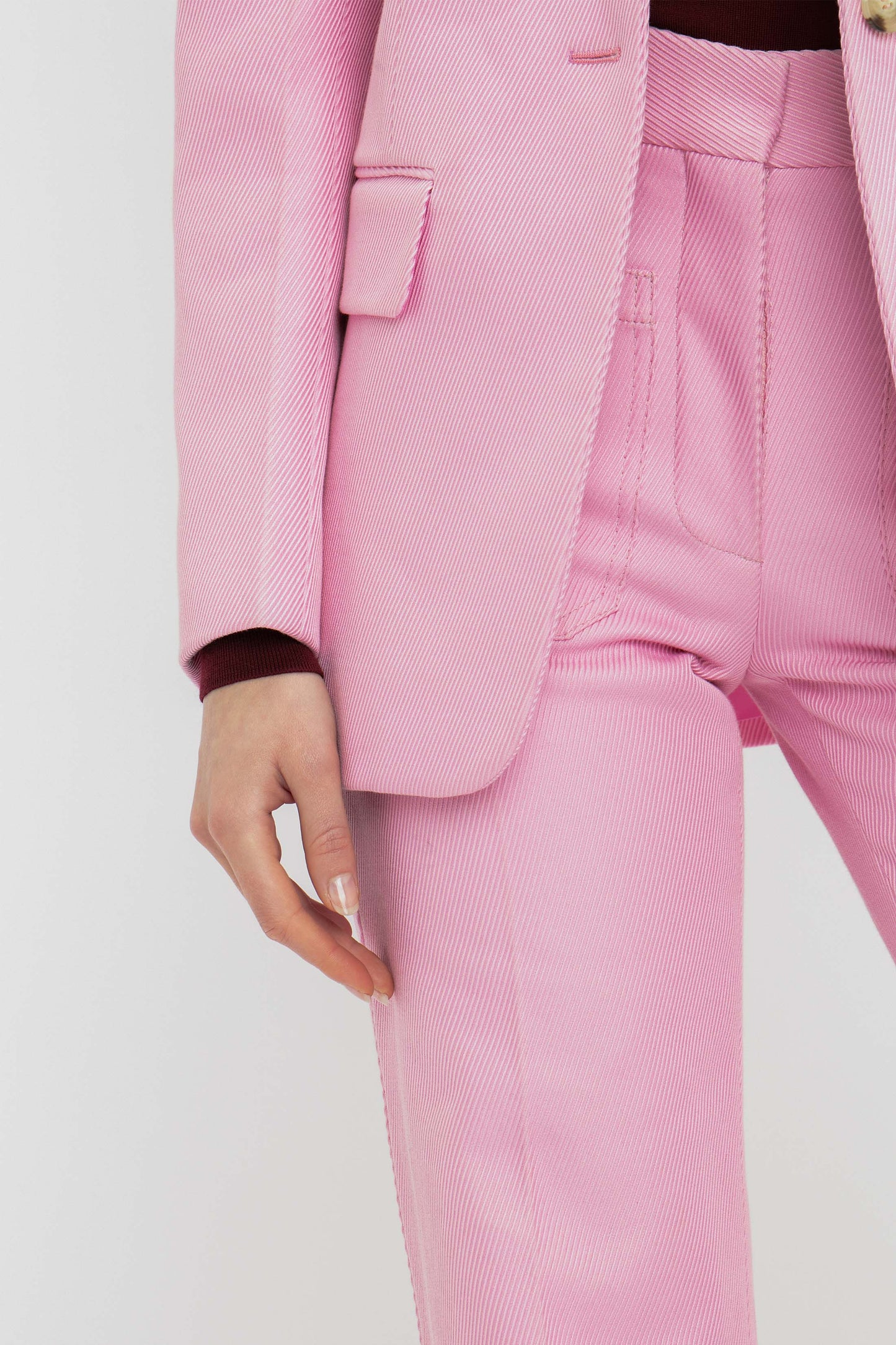 Single Button Jacket In Bubblegum