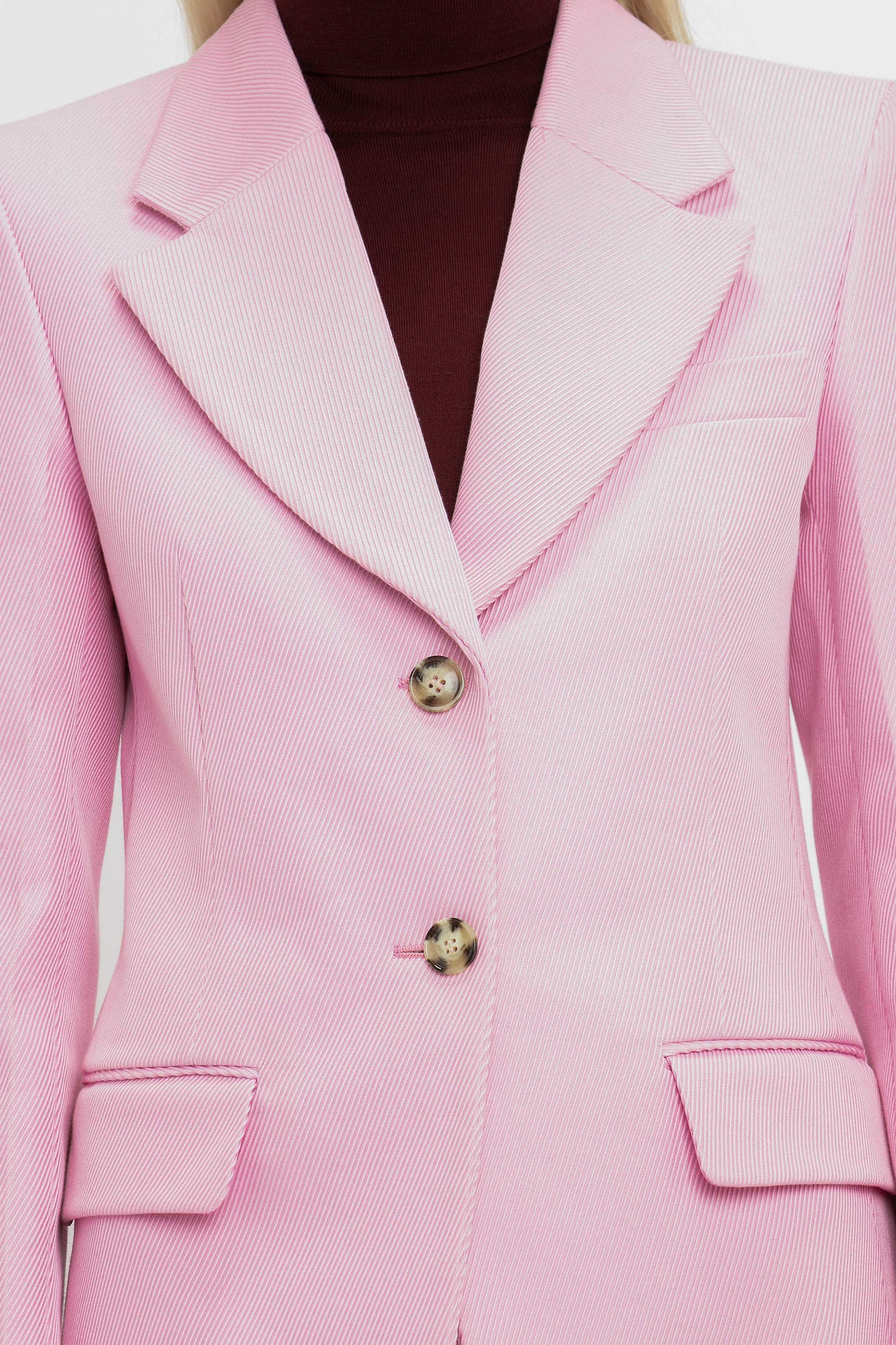 Single Button Jacket In Bubblegum