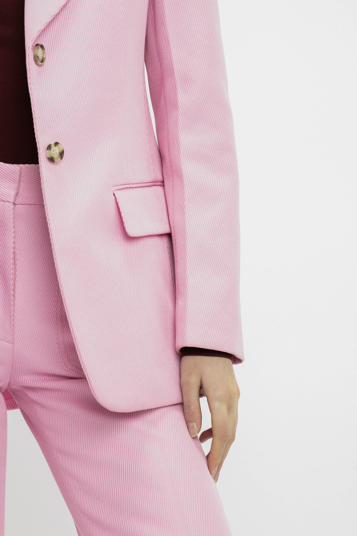 Single Button Jacket In Bubblegum