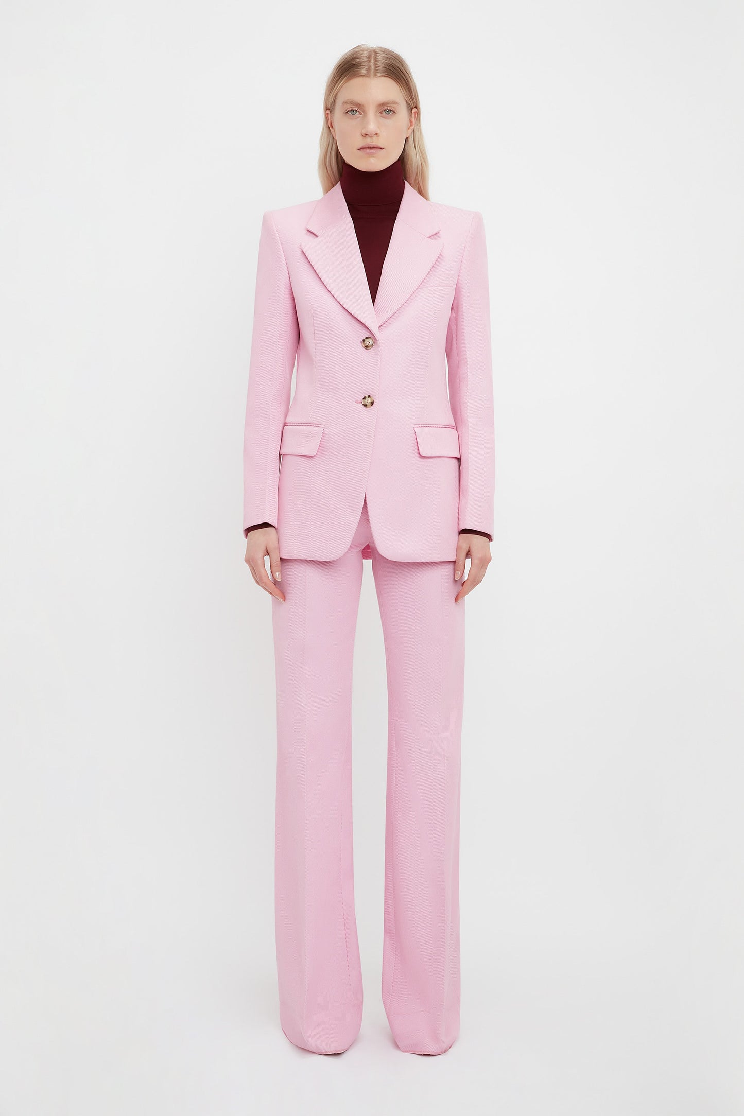 Single Button Jacket In Bubblegum
