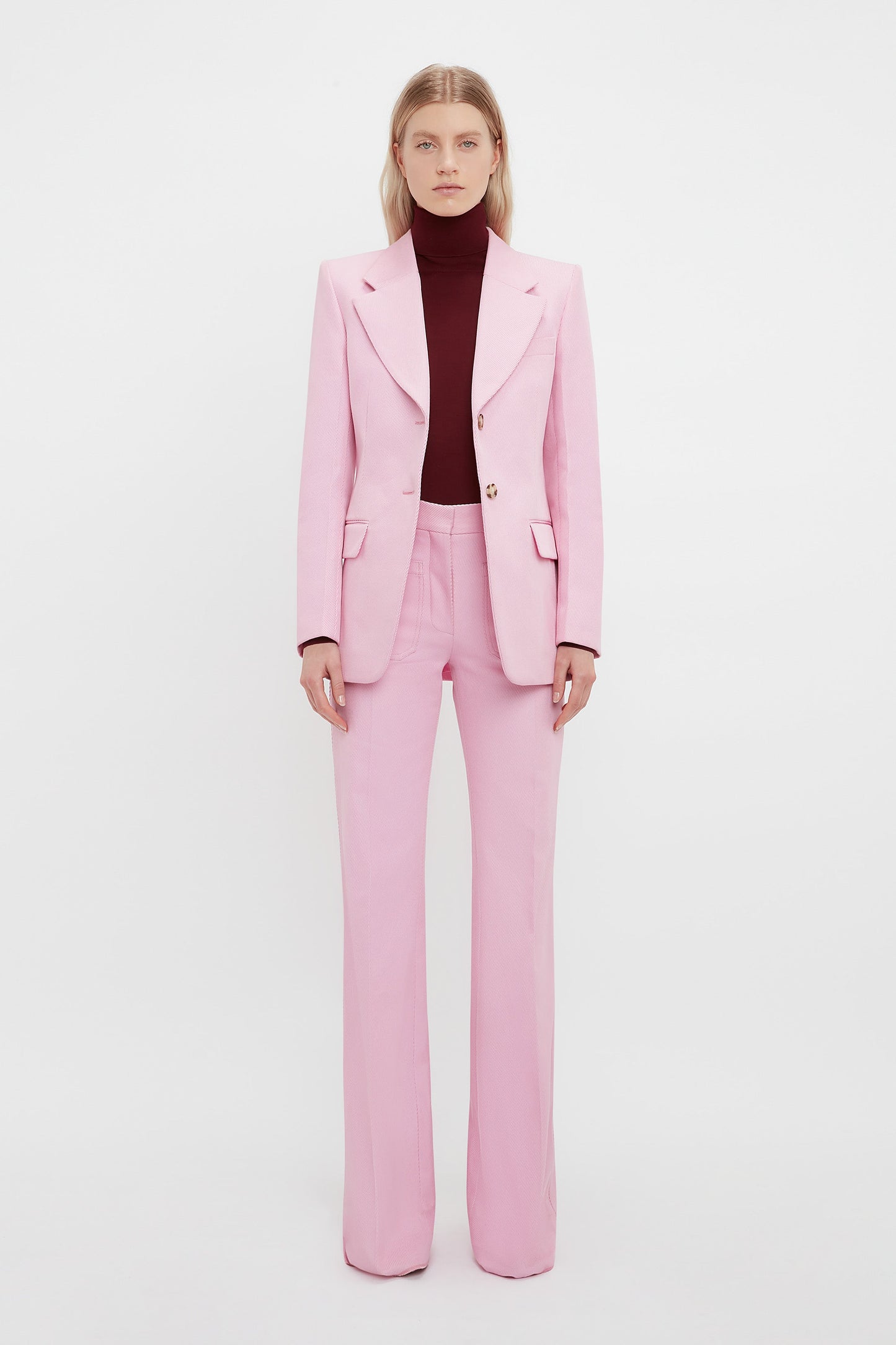 Single Button Jacket In Bubblegum