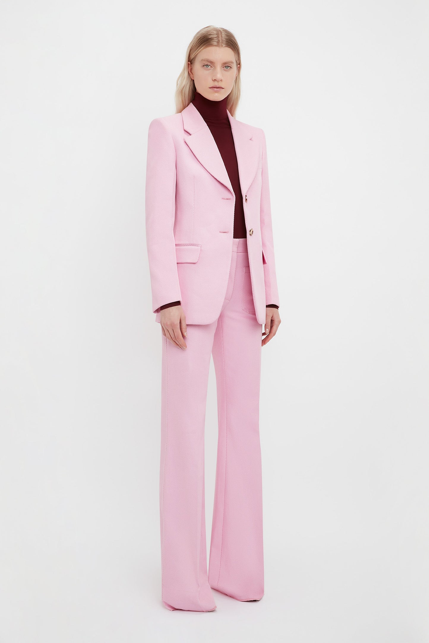 Single Button Jacket In Bubblegum