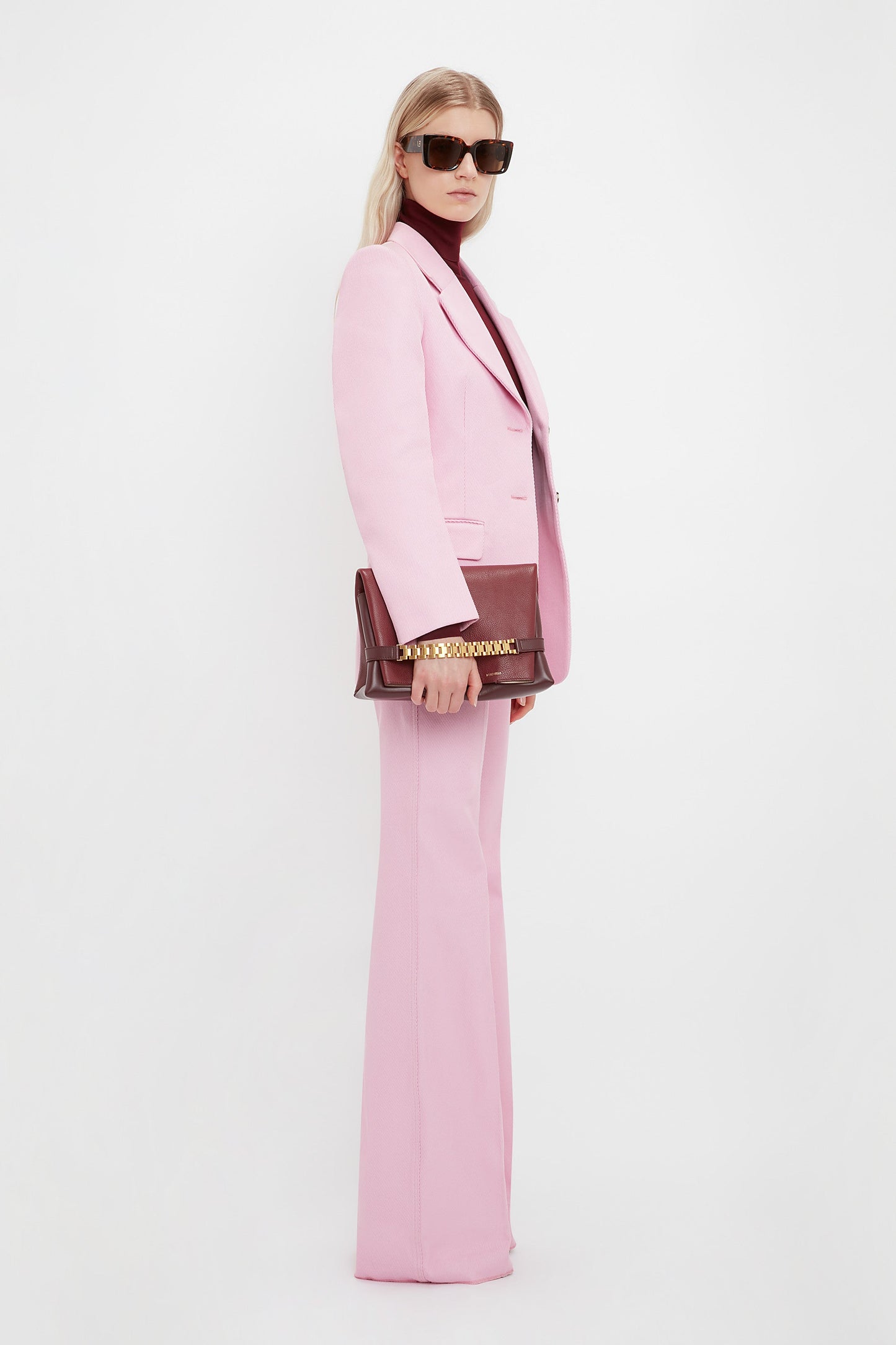 Single Button Jacket In Bubblegum