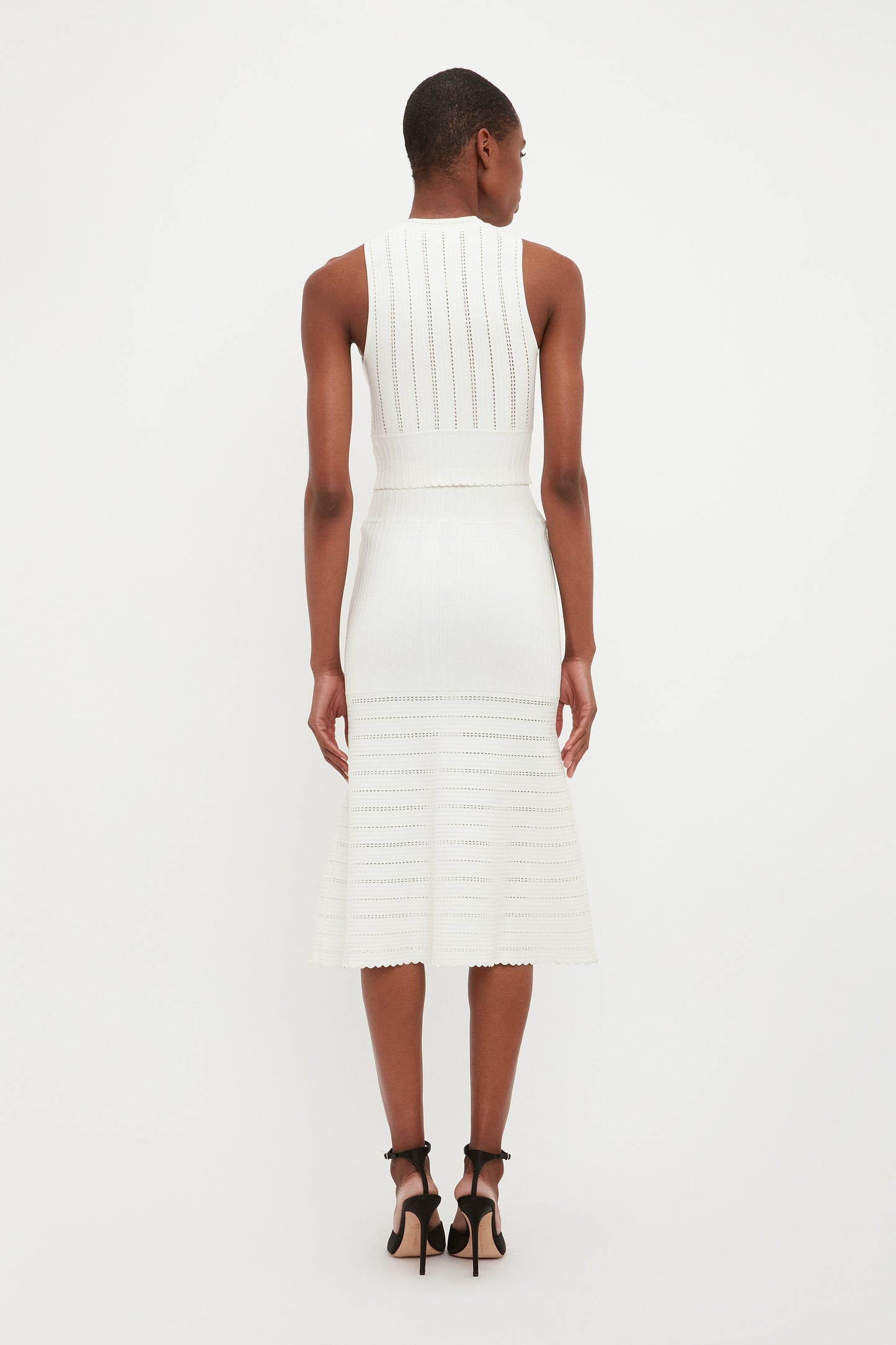 Sleeveless Top In White