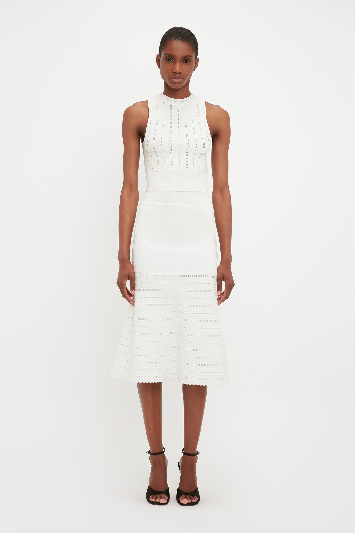 Sleeveless Top In White