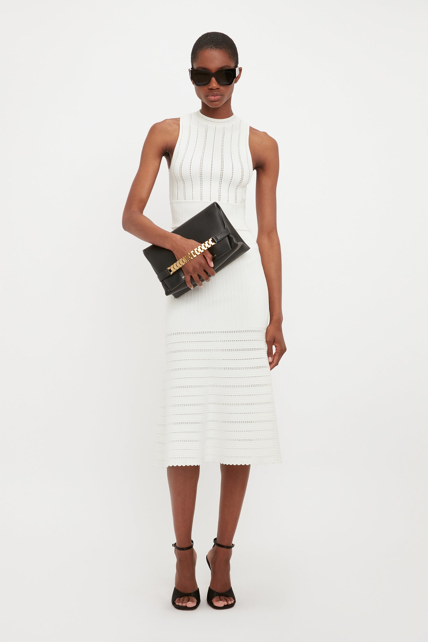 Sleeveless Top In White