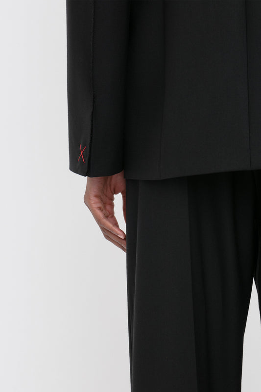 Waist Detail Jacket In Black
