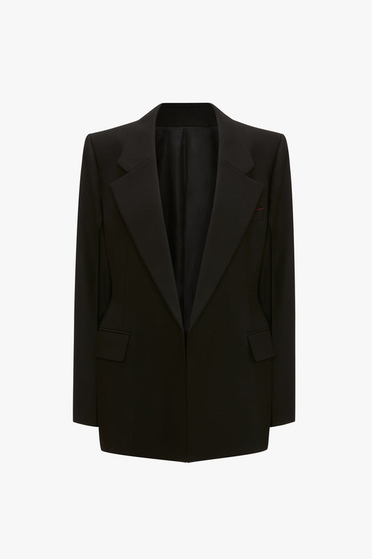Waist Detail Jacket In Black