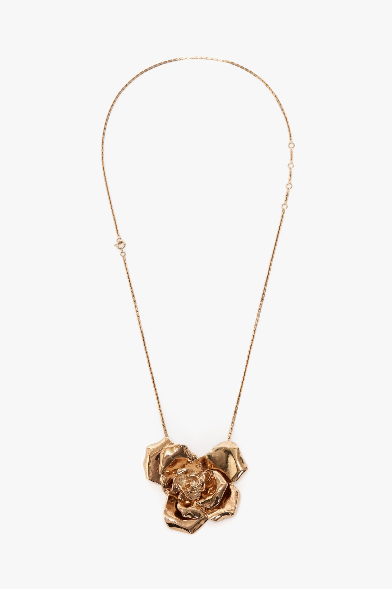 EXCLUSIVE Flower Necklace In Gold