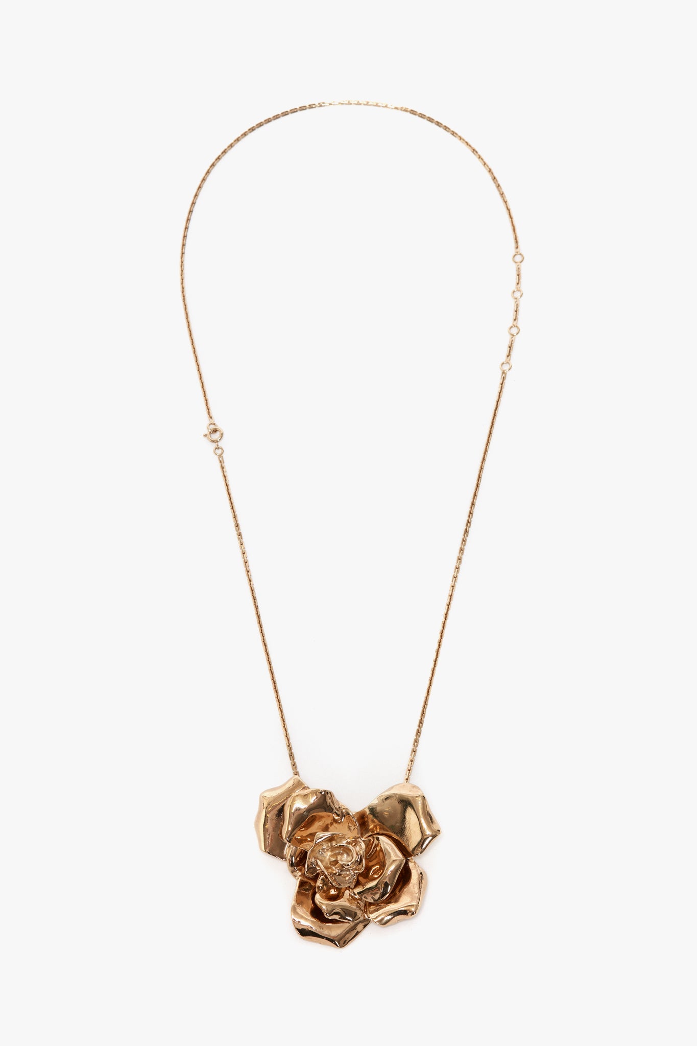 Exclusive Flower Necklace In Gold