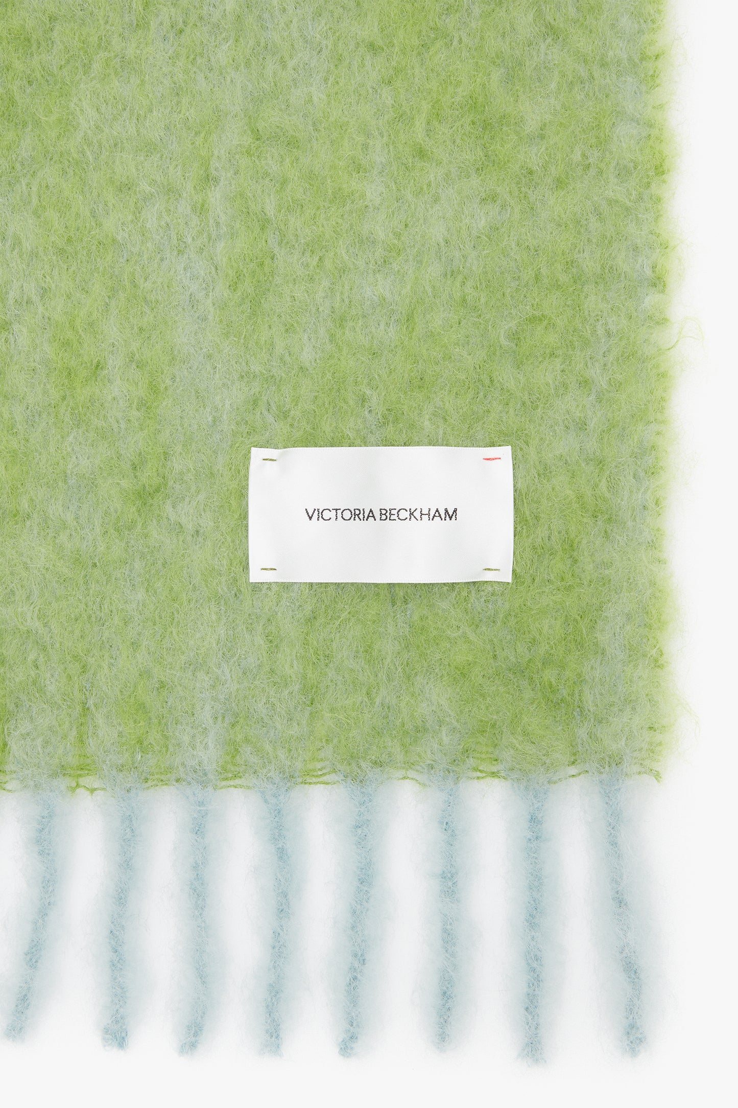 EXCLUSIVE Mohair Scarf In Apple Green