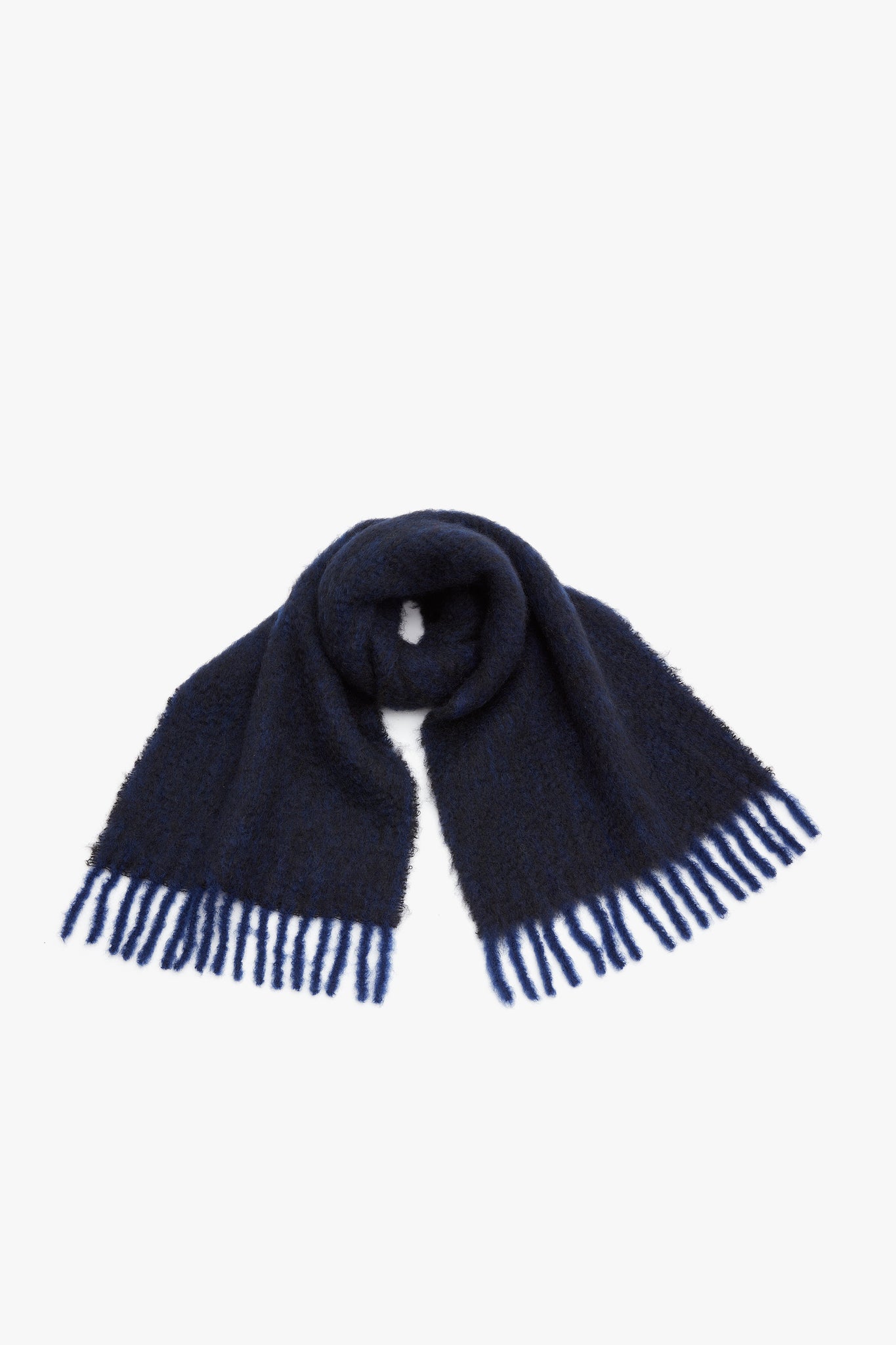 EXCLUSIVE Mohair Scarf In Navy