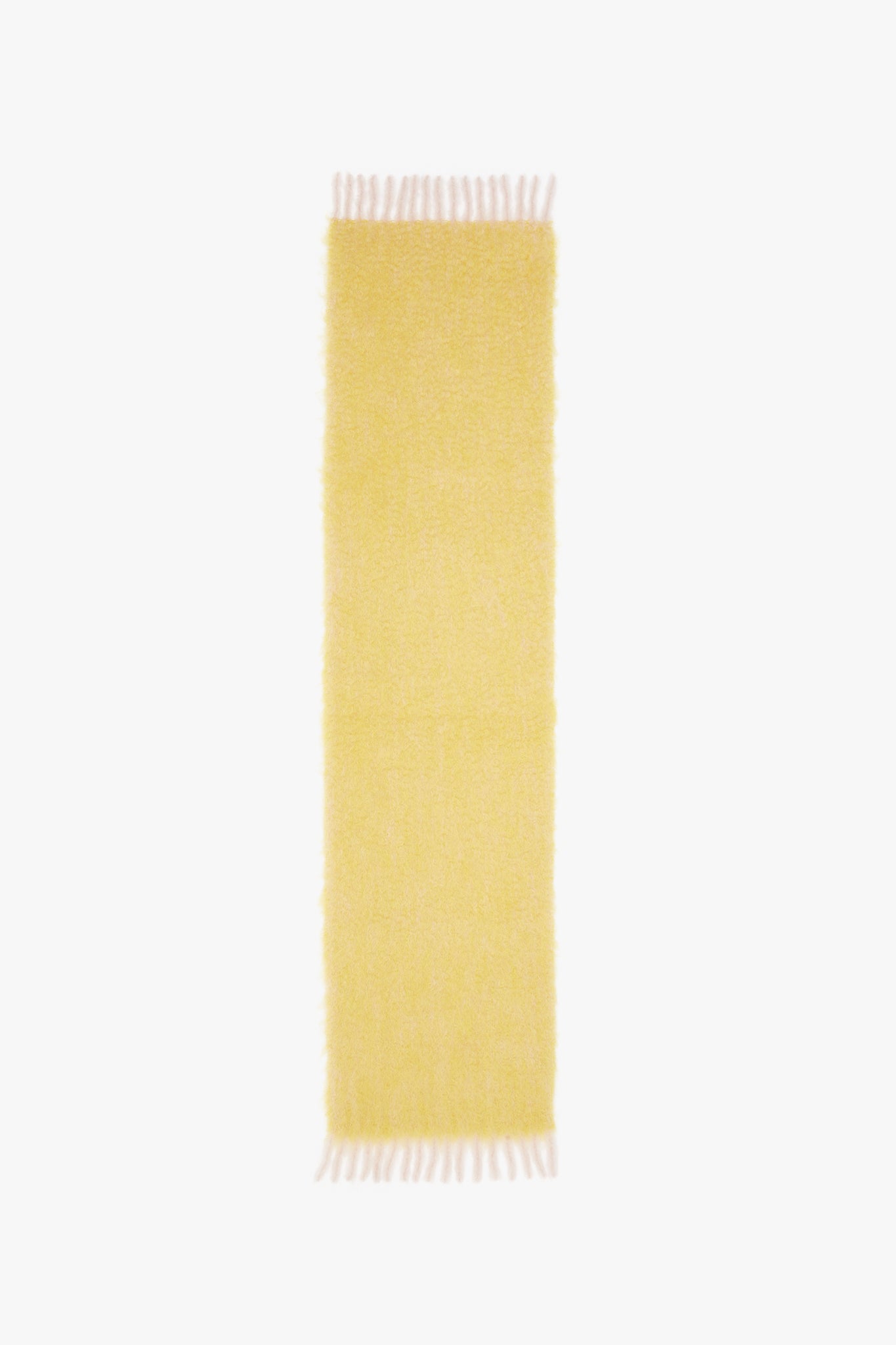 EXCLUSIVE Mohair Scarf In Sunflower Yellow