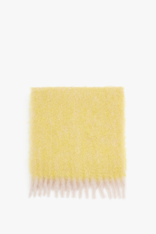 EXCLUSIVE Mohair Scarf In Sunflower Yellow